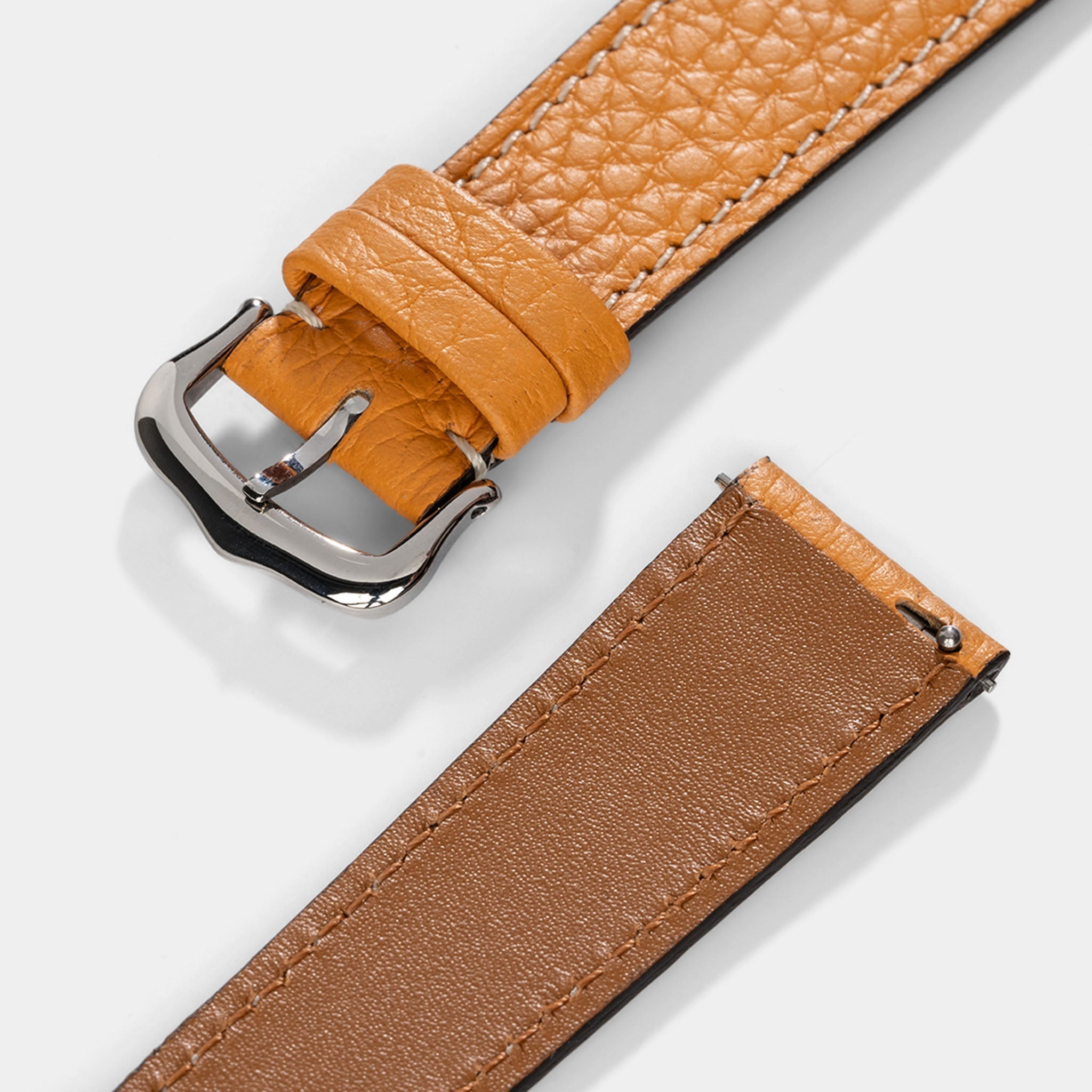 Uhrenarmband für Cartier Tank Must (2021-2024) - The Taurillon Moutarde