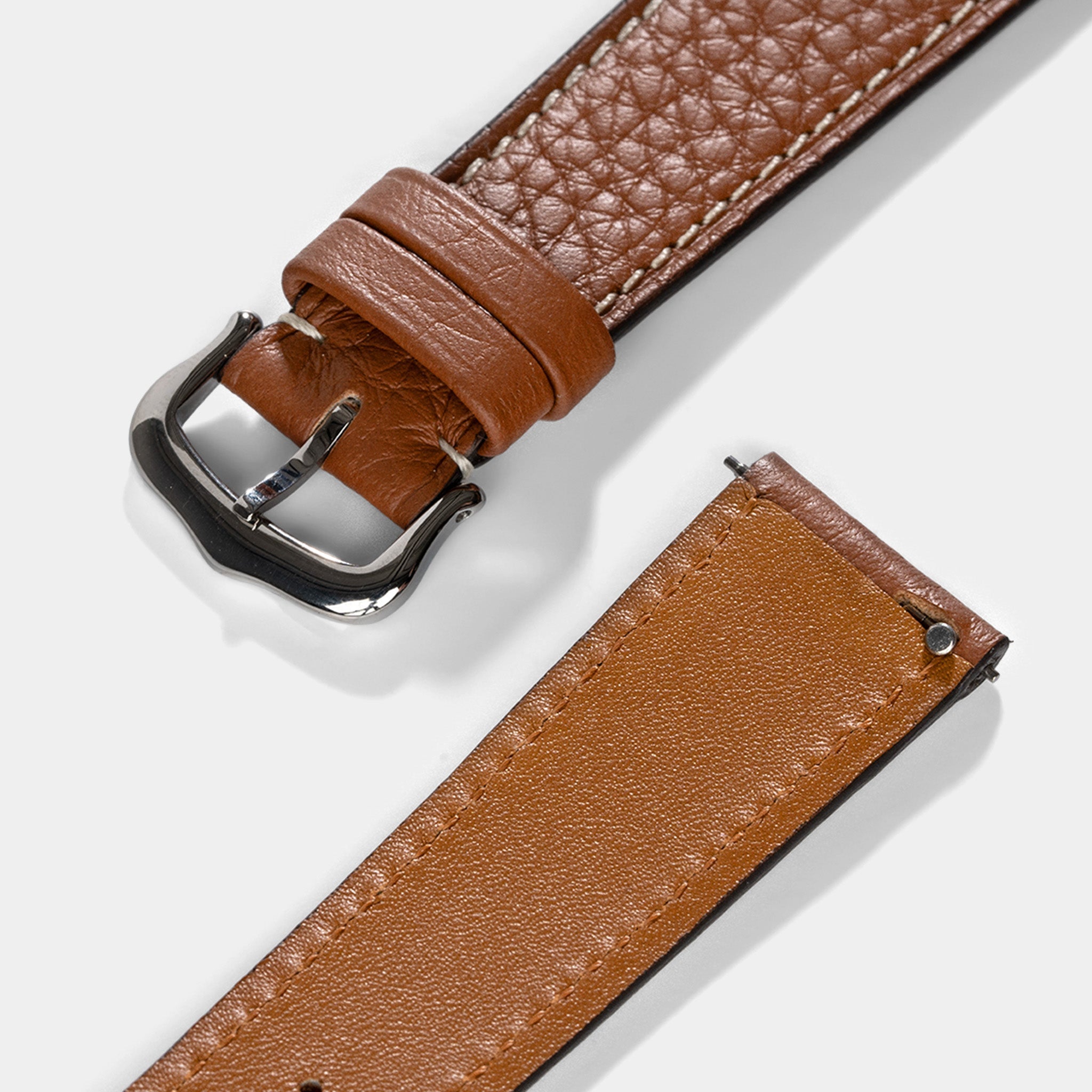 Uhrenarmband für Cartier Tank Must (2021-2024) - The Taurillon Brown