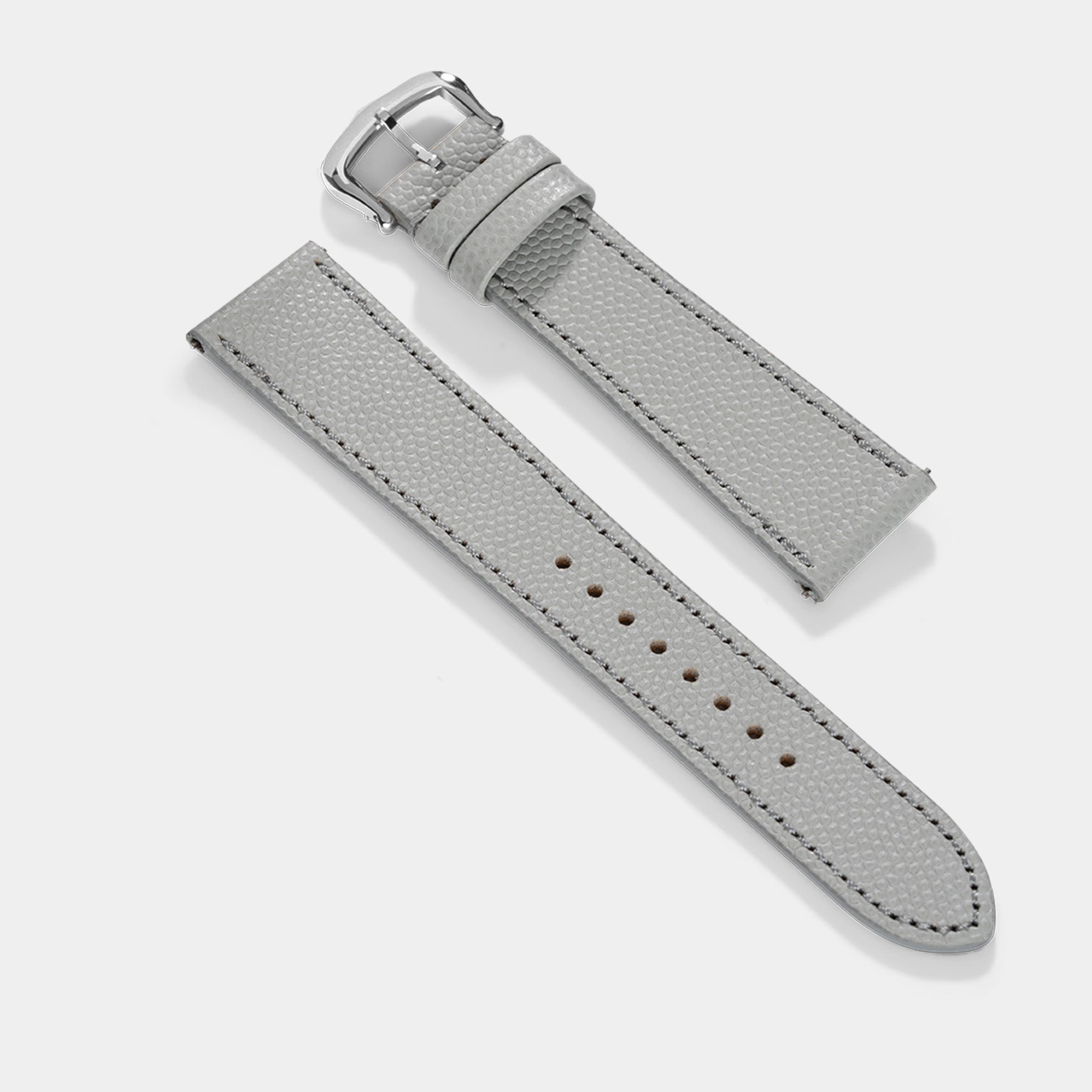 Uhrenarmband für Cartier Tank Must (2021-2024) - The Pebbled Bright Grey