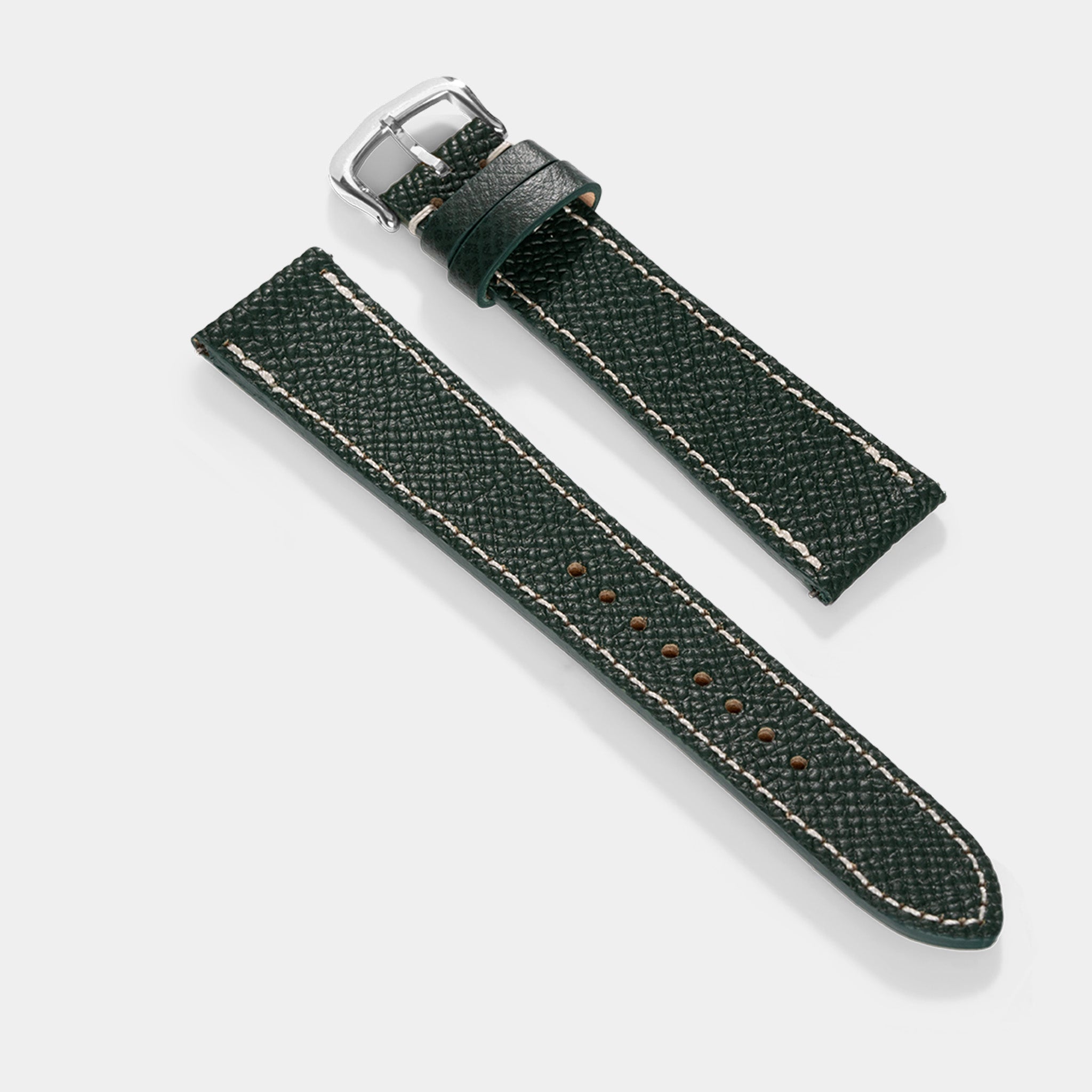 Uhrenarmband für Cartier Tank Must (2021-2024) - The Epsom Dark Green