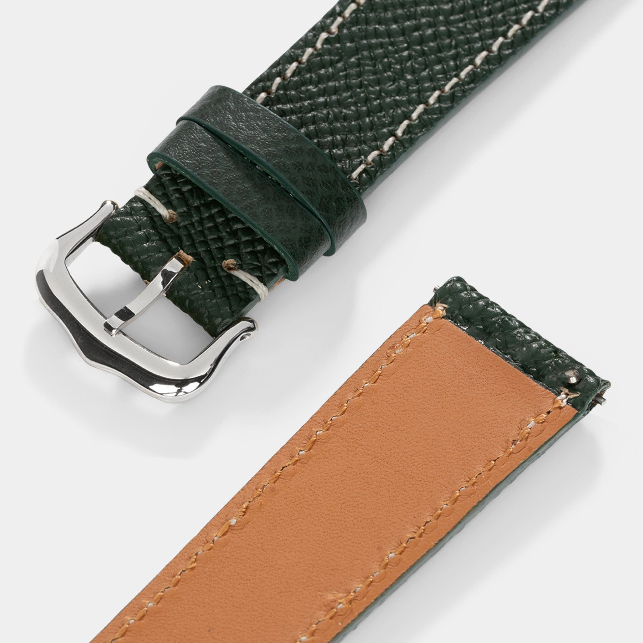 Uhrenarmband für Cartier Tank Must (2021-2024) - The Epsom Dark Green