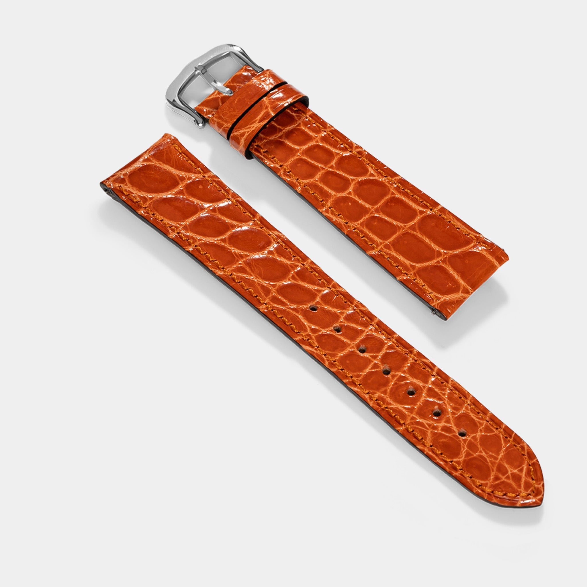 Uhrenarmband für Cartier Tank Must (2021-2024) - The Orange Alligator