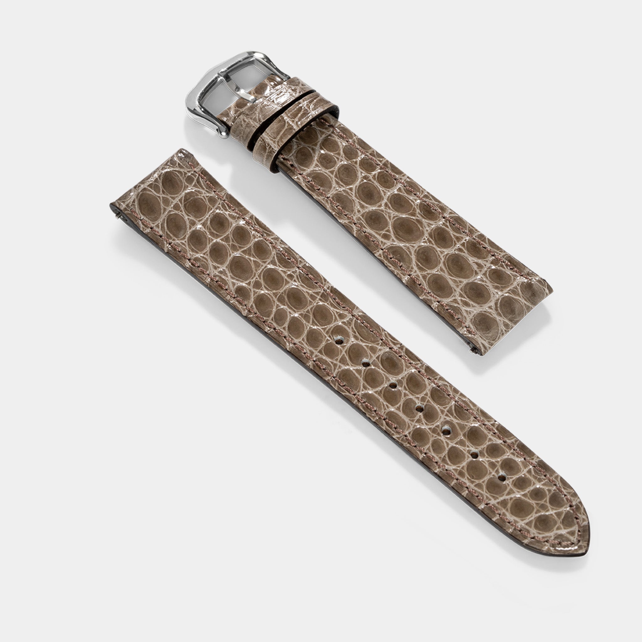 Uhrenarmband für Cartier Tank Must (2021-2024) - The Taupe Alligator
