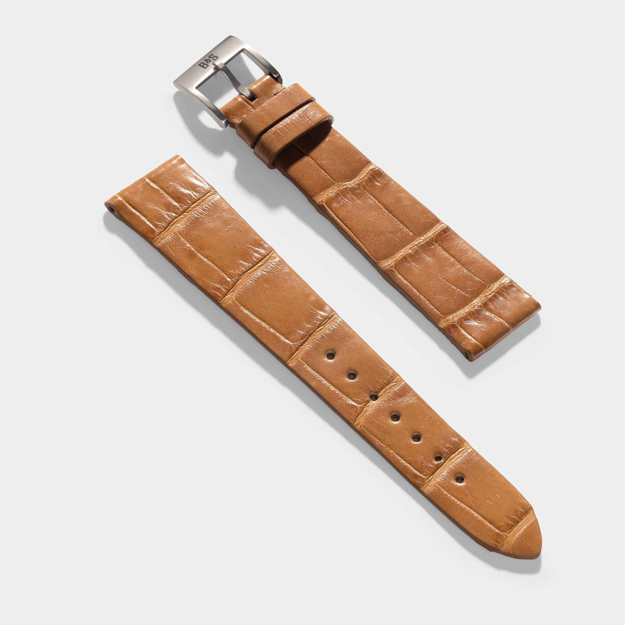 Strap for Patek Philippe 3940 Perpetual – Honey Double-Sided Alligator