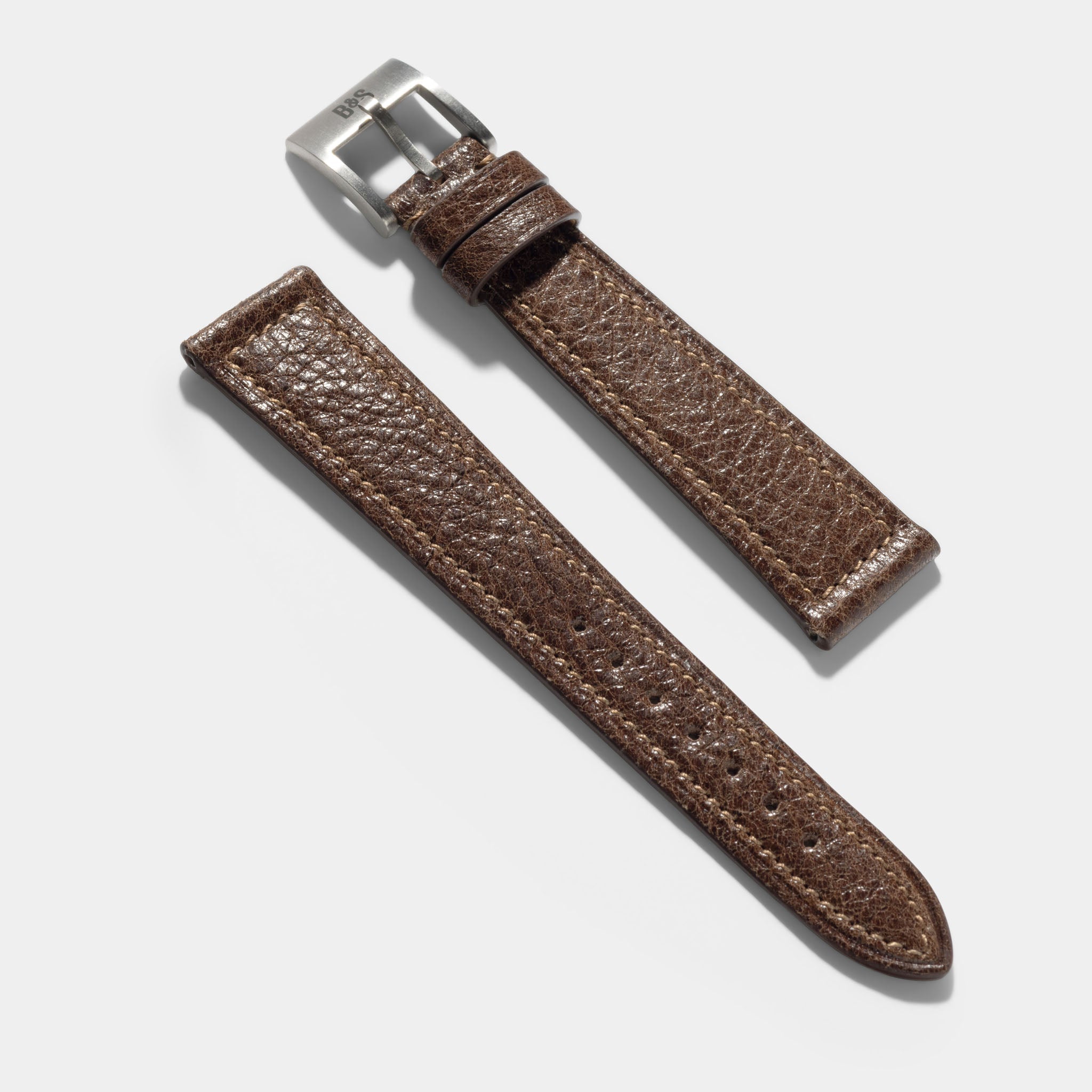 Strap for the Patek Philippe Calatrava - Soft Walnut Brown Boxed Calfskin