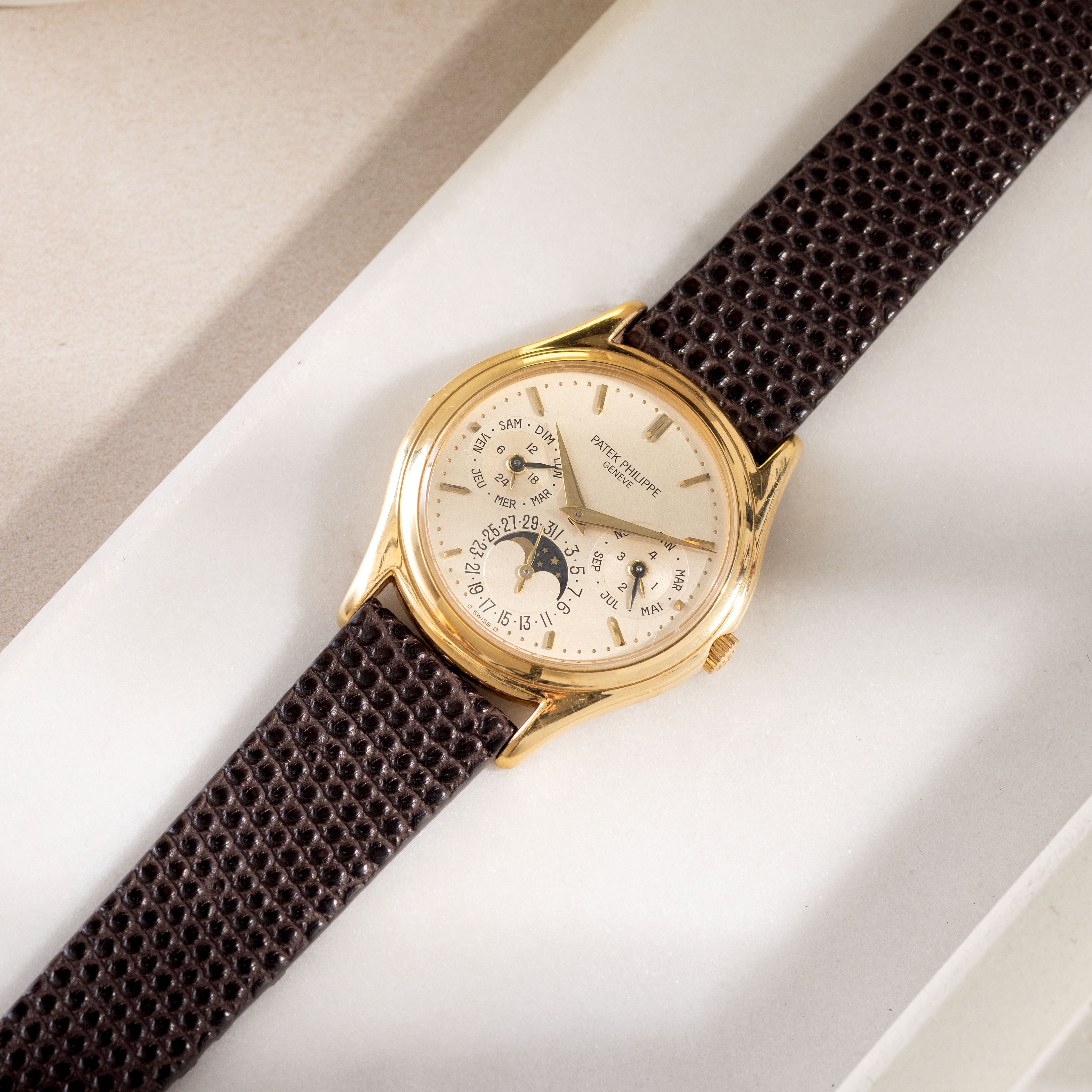 The Java Brown Double Lizard Strap - Jubilee Edition