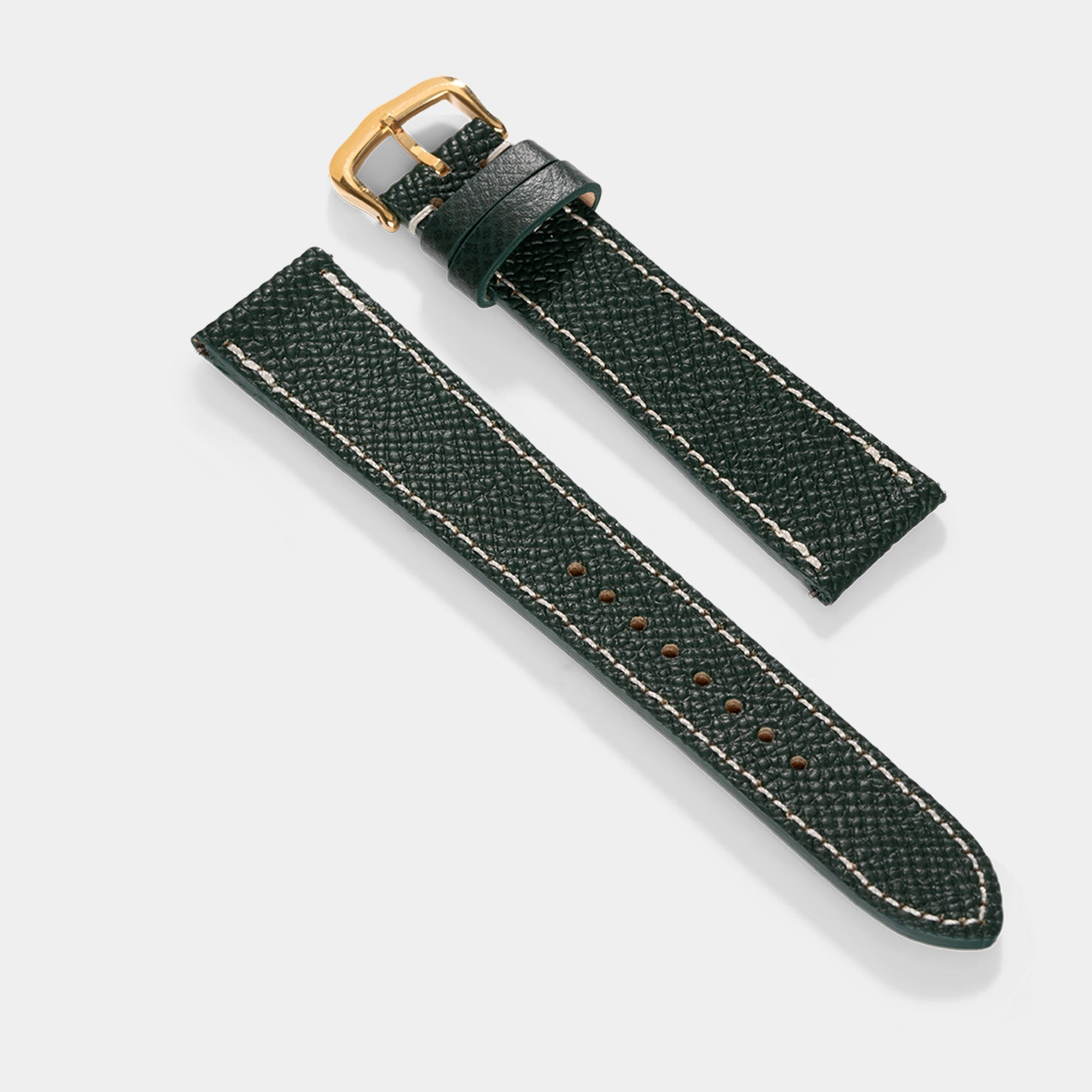 Uhrenarmband für Cartier Tank Louis (2021-2024) - The Epsom Dark Green
