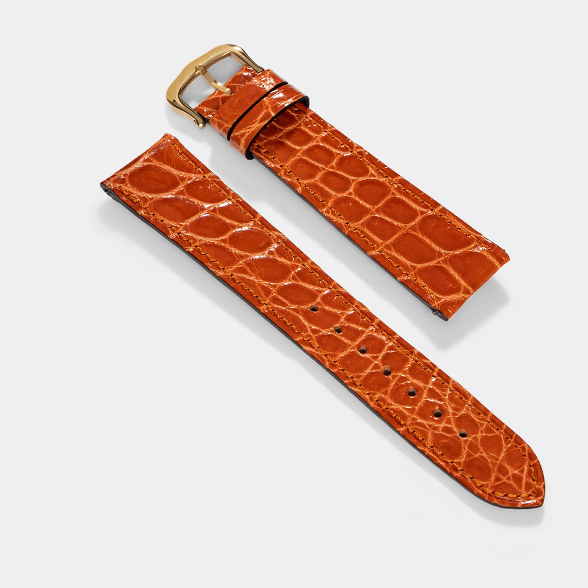 Uhrenarmband für Cartier Tank Louis (2021-2024) - The Orange Alligator