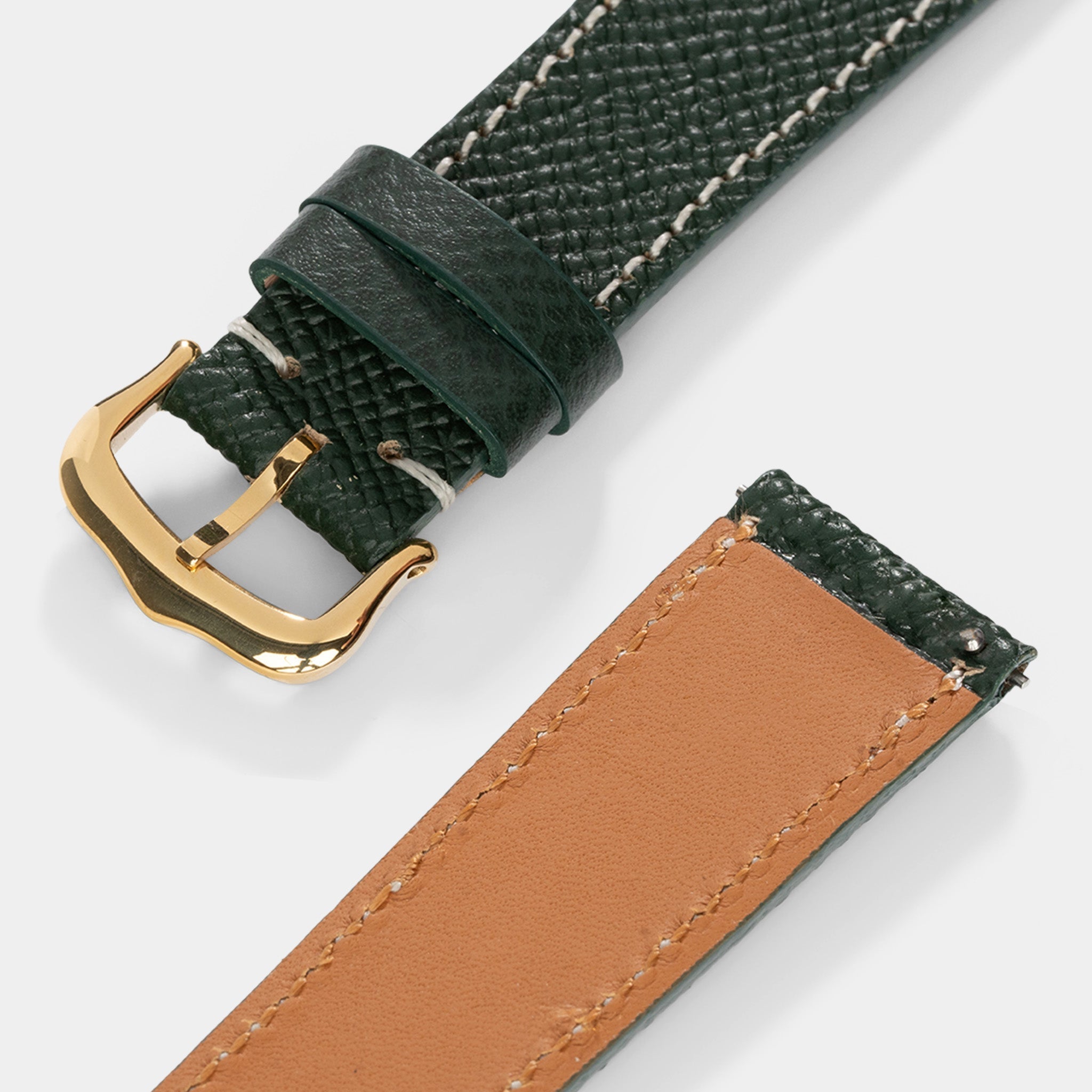 Uhrenarmband für Cartier Tank Louis (2021-2024) - The Epsom Dark Green