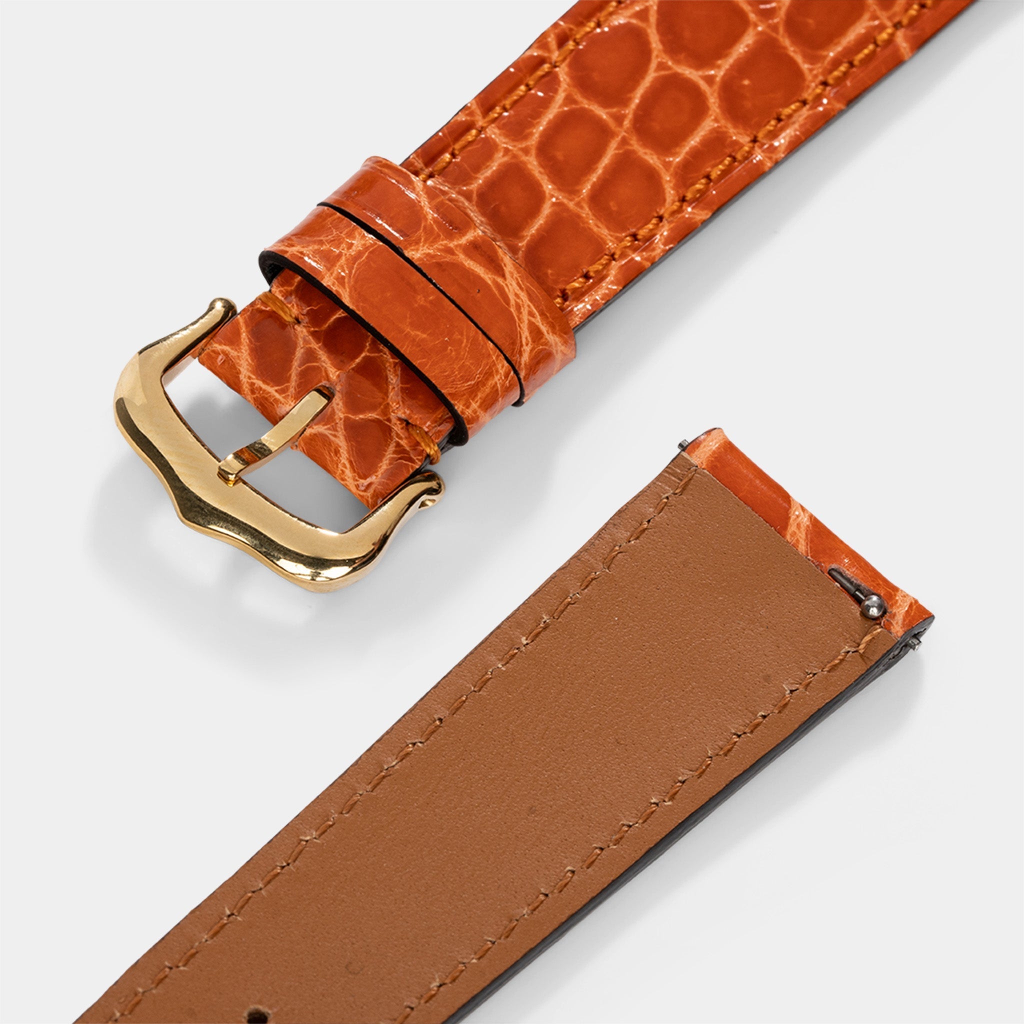 Uhrenarmband für Cartier Tank Louis (2021-2024) - The Orange Alligator