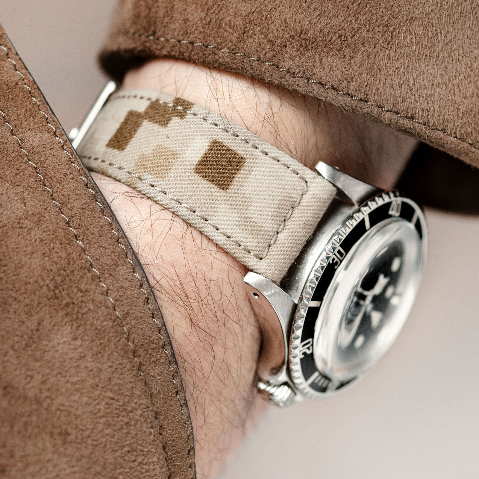 Uhrenarmband Brooklyn – Einzelstücke aus originalem USMC Stoff - Jubiläumskollektion