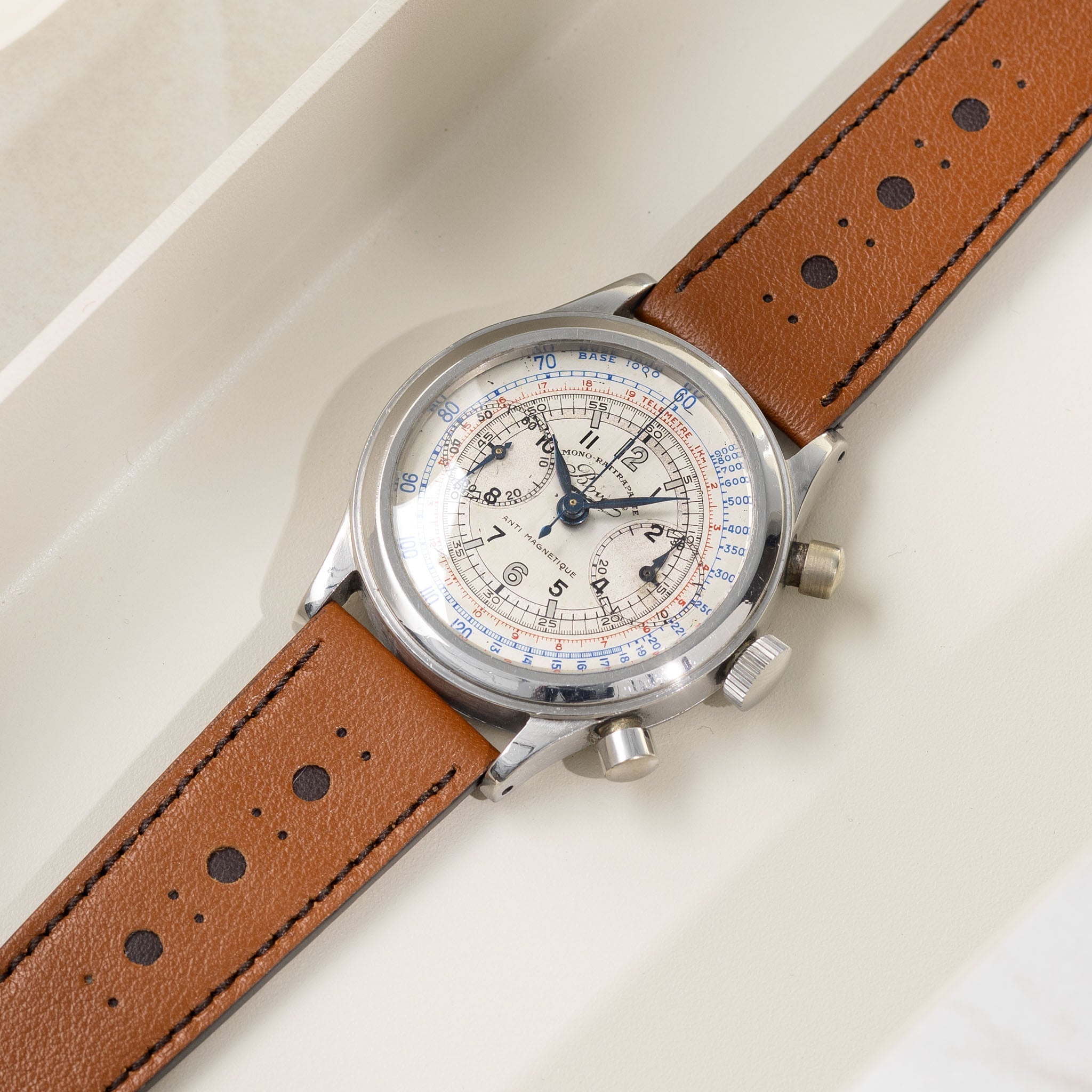 Uhrenarmband Night Out – Brogue Style Braun- Jubiläumskollektion