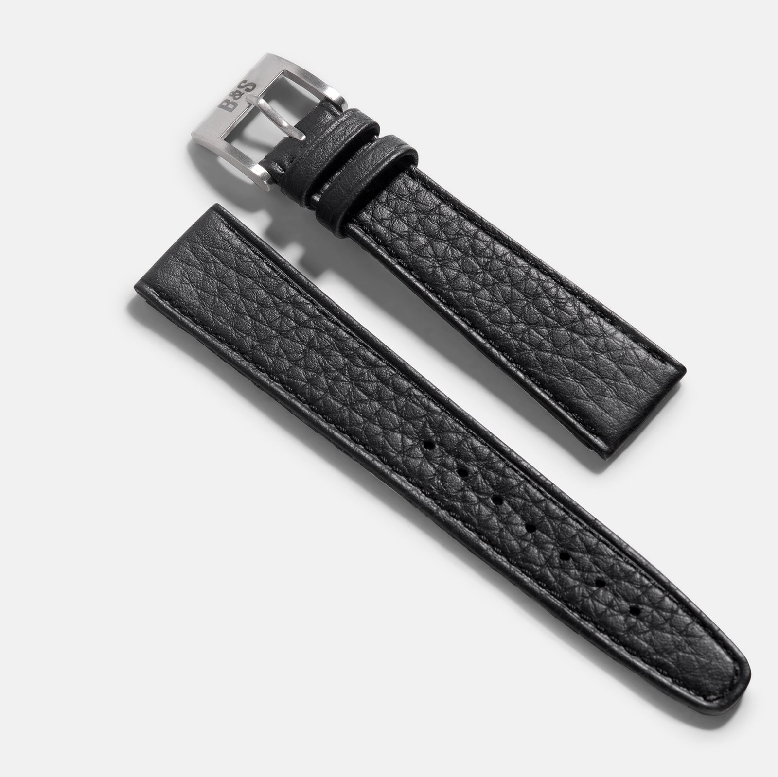 Uhrenarmband für Omega Speedmaster Professional - Taurillon Black Leather