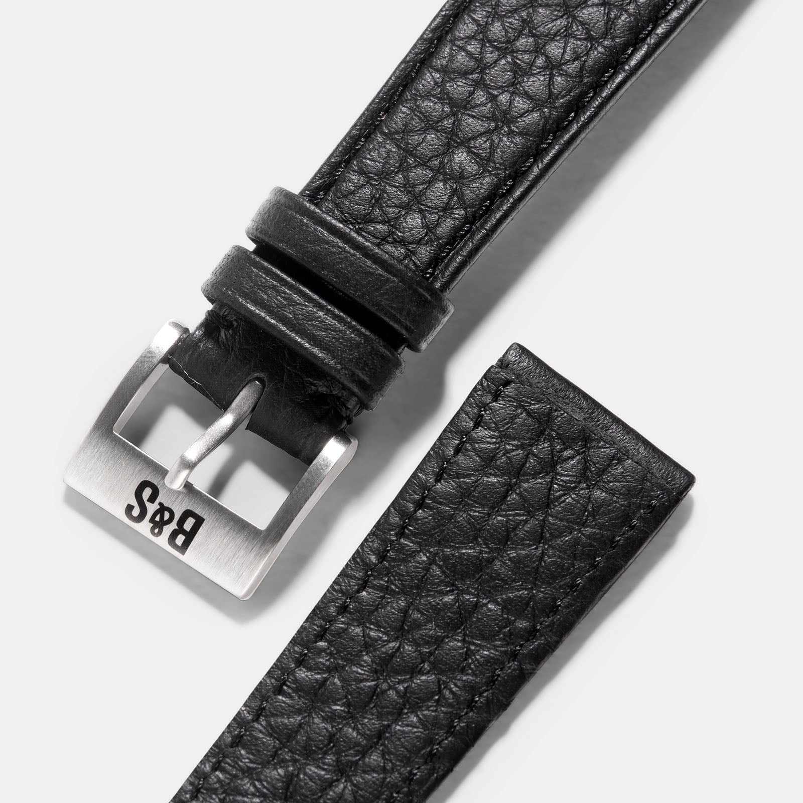 Uhrenarmband für Omega Speedmaster Professional - Taurillon Black Leather