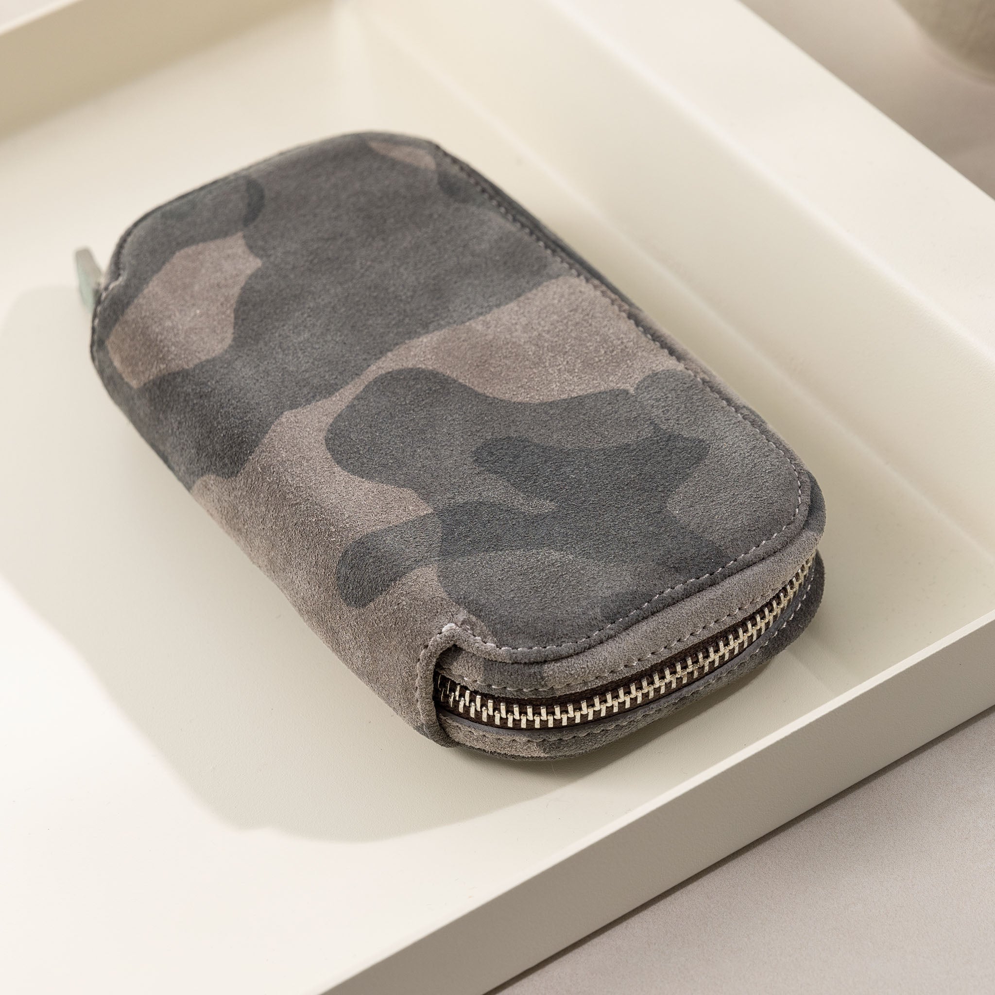 Zip Wildleder Uhrenetui Urban Camo