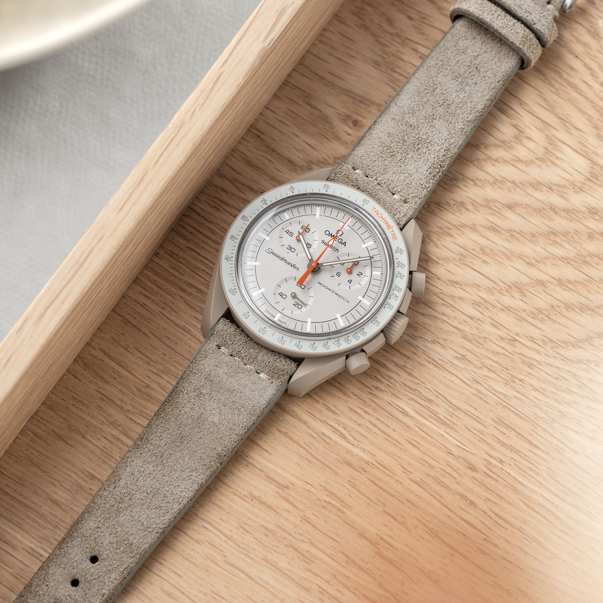 Pure Concrete Wildleder Uhrenarmband