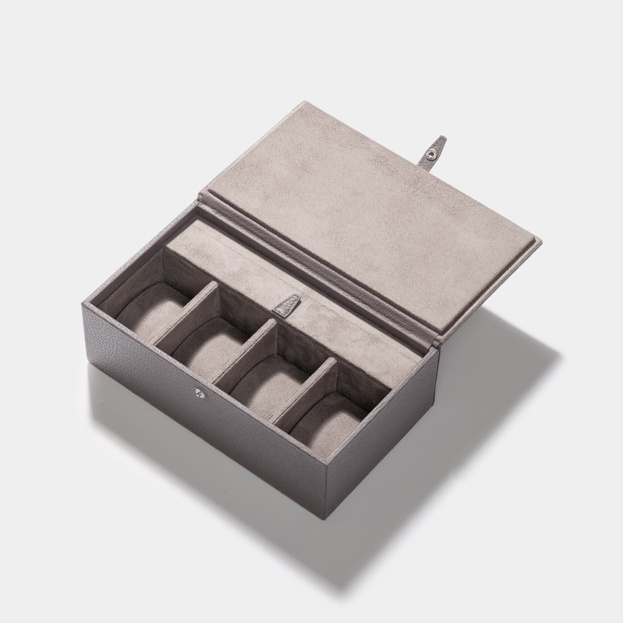 Prime Leder Uhrenschatulle Taupe