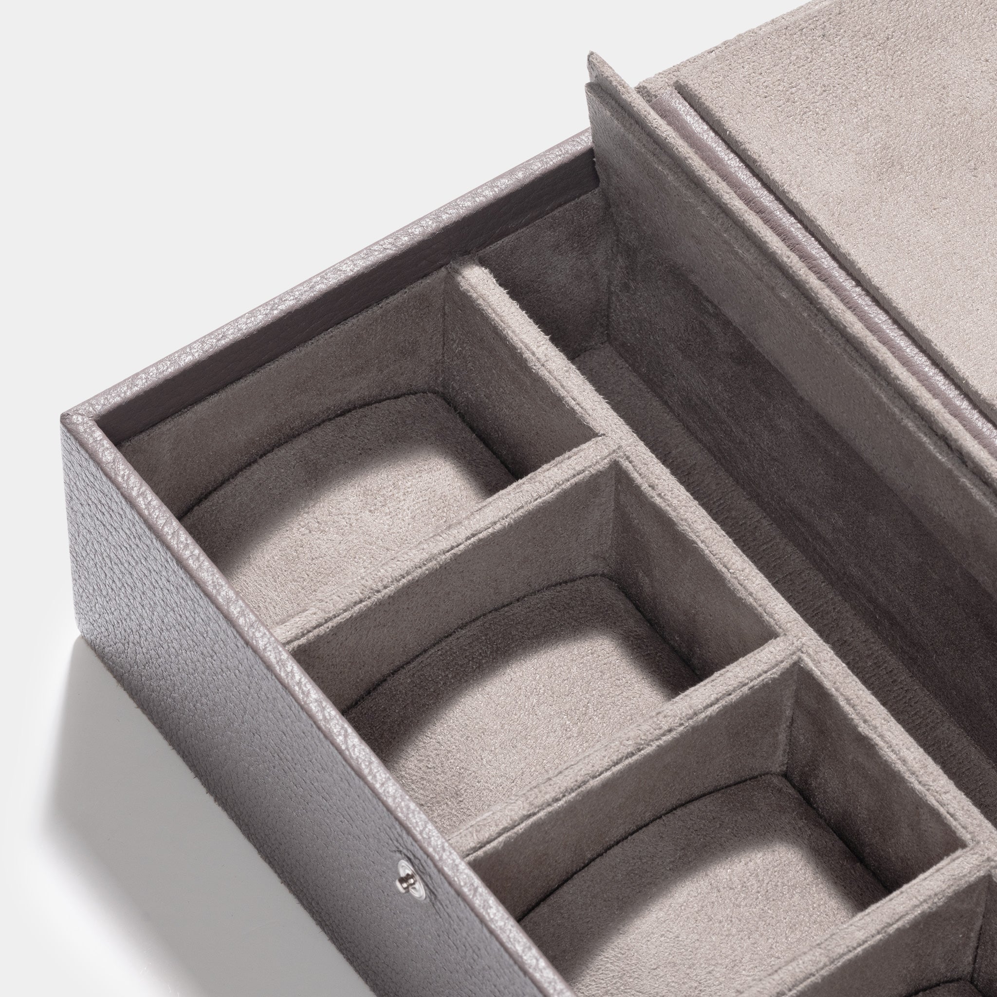 Prime Leder Uhrenschatulle Taupe