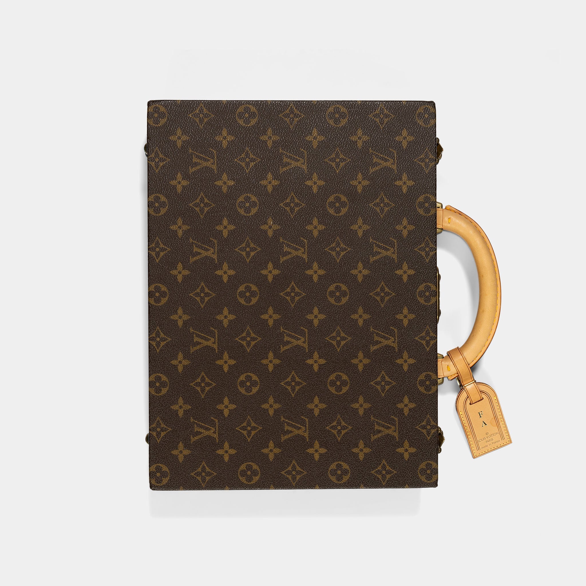 Louis Vuitton Boite Bijoux Monogram Jewelry Vanity Case Travel Trunk Hard Box