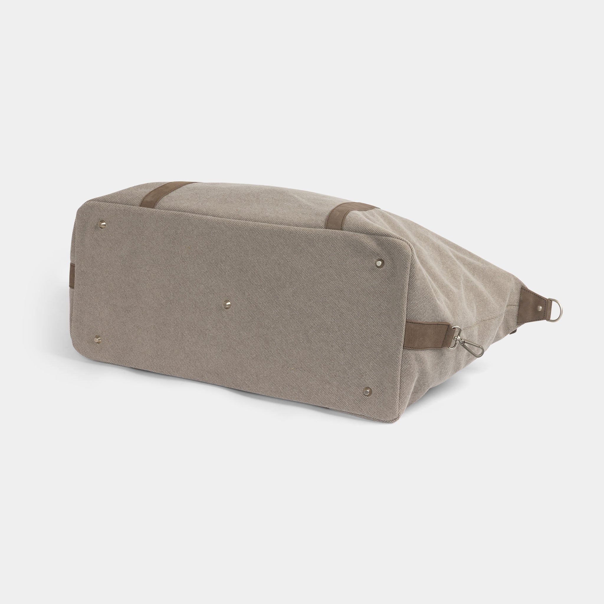 Rolex taupe grain canvas/ suede travel Bag