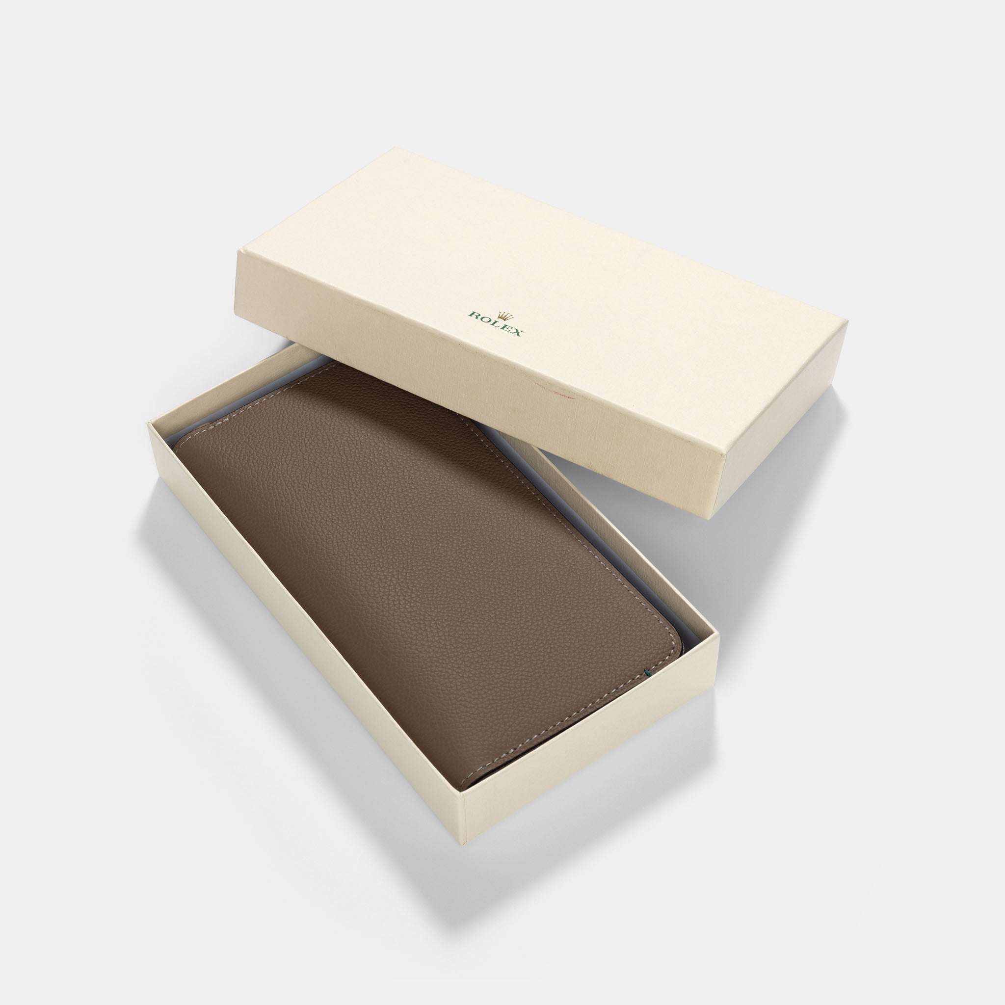 Rolex Taupe Colour Leather Wallet
