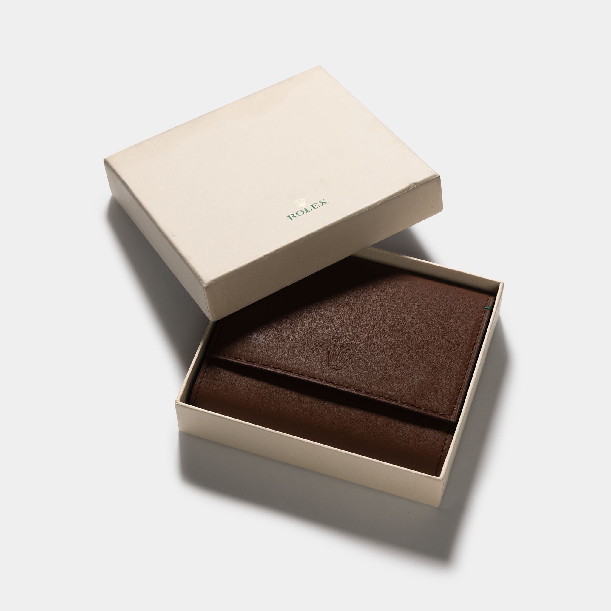 Rolex Chestnut Brown Watch Pouch