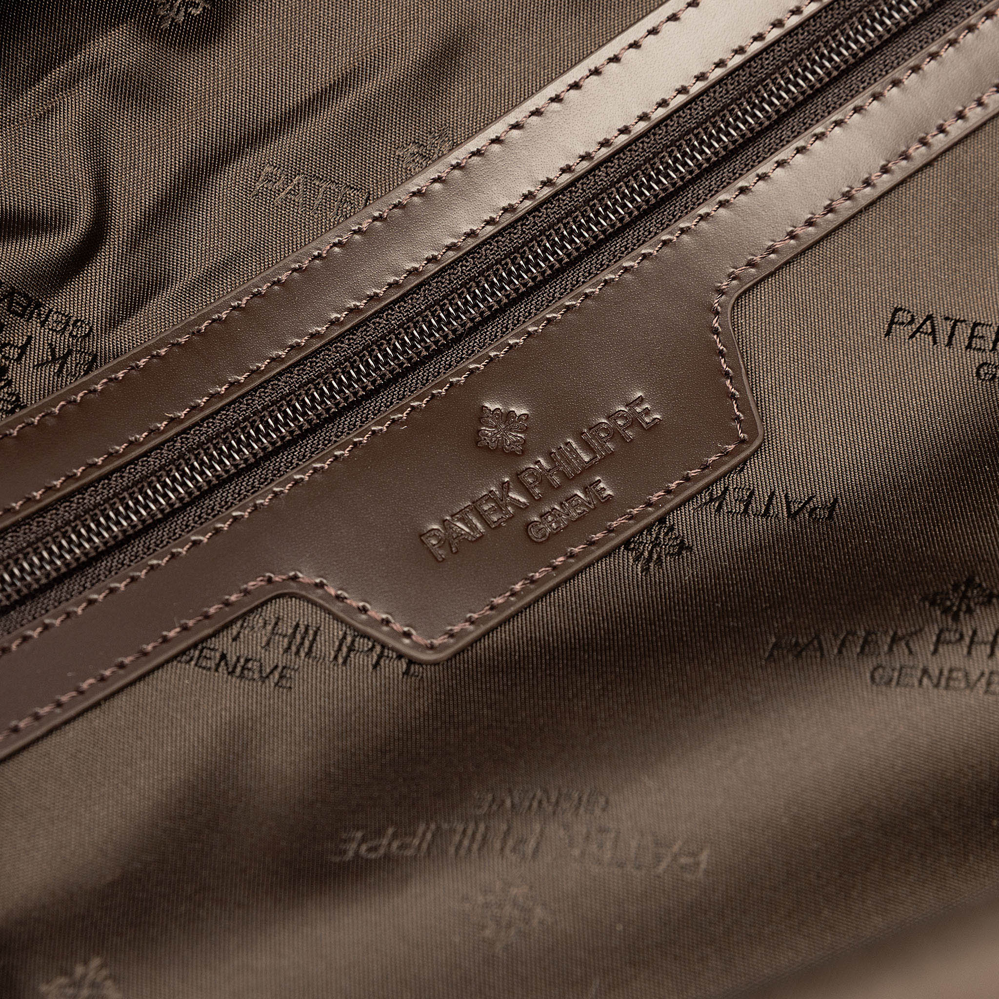 Patek Philippe Travel Bag in Brown Canvas