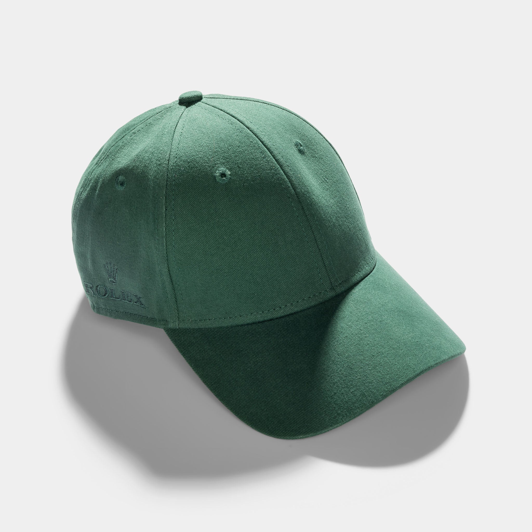 Rolex Green Cotton Baseball Cap