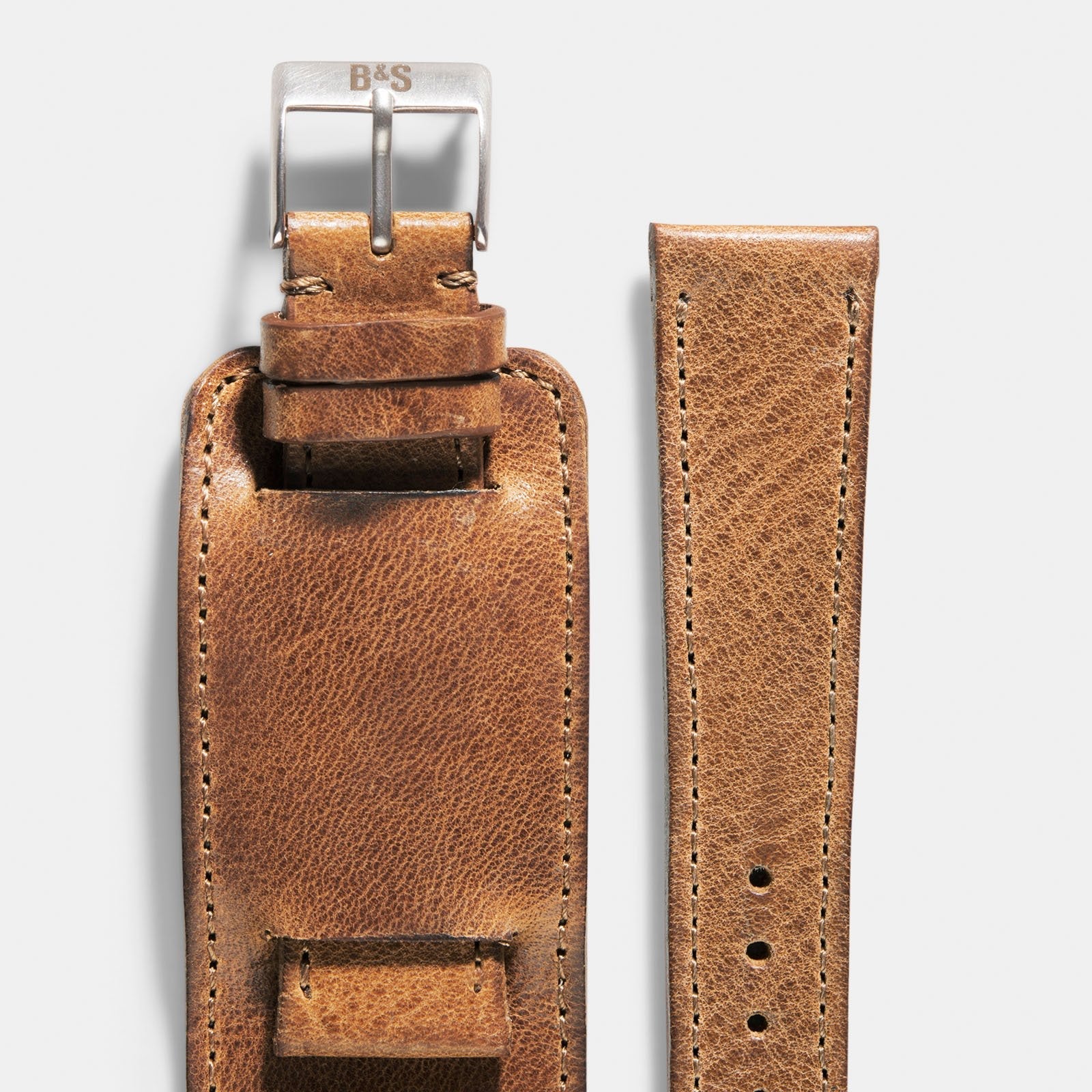 Strap for IWC Flieger Chronograph - Newman Faccio Brown Leather (20mm)