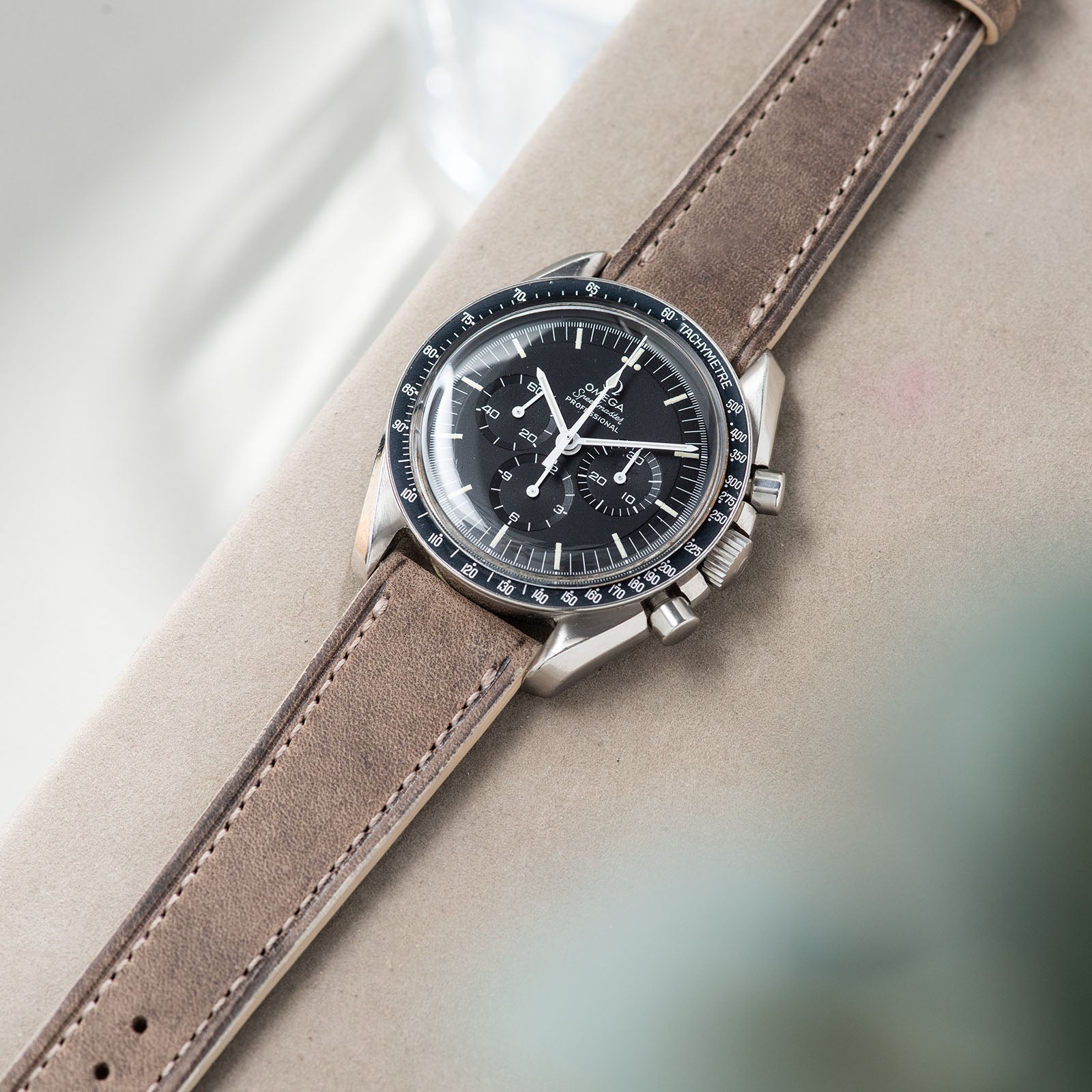 Retro Smoke Leder Uhrenarmband