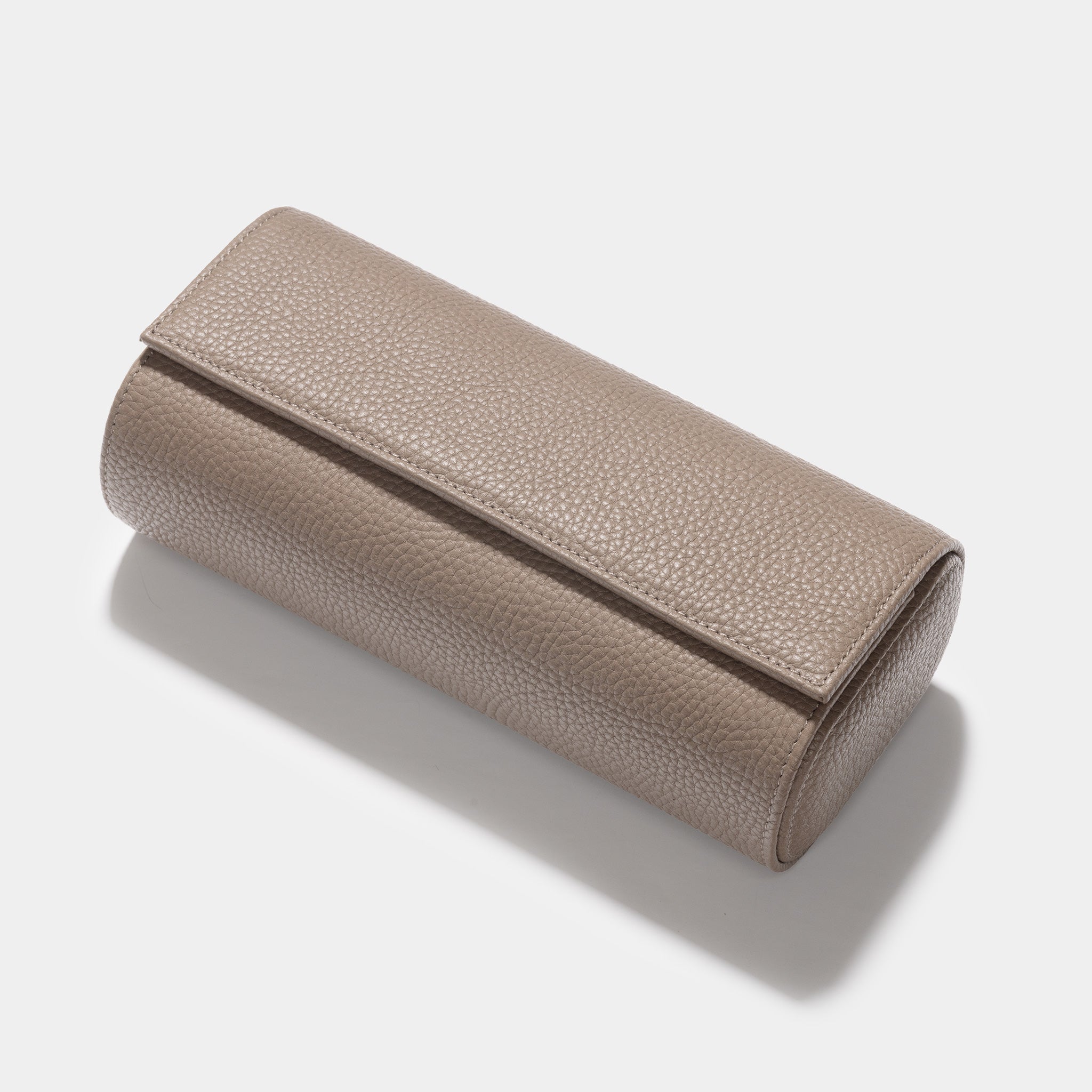 Modular Leder Uhrenrolle Taupe Trio
