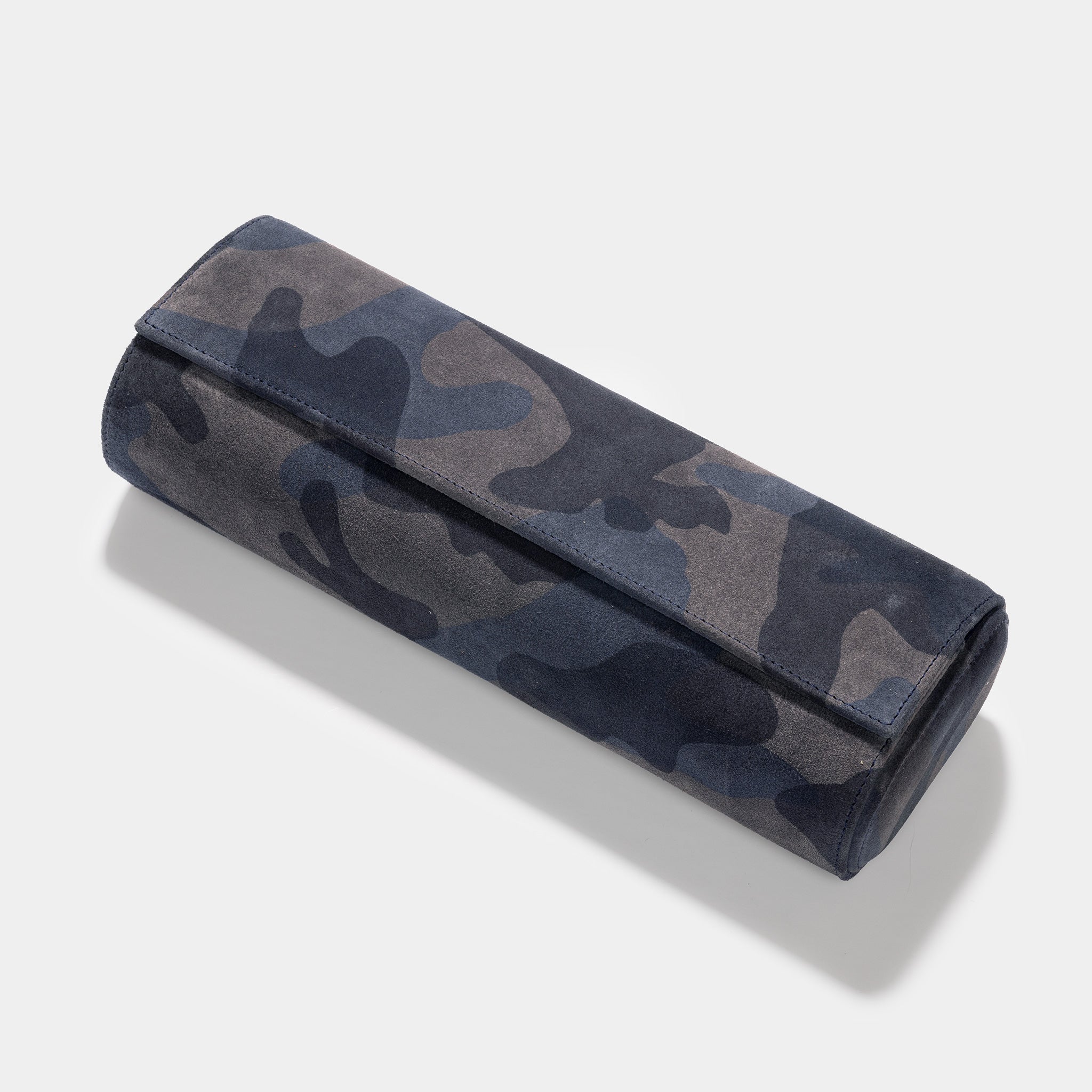 Modular Wildleder Uhrenrolle Navy Camo Quartett