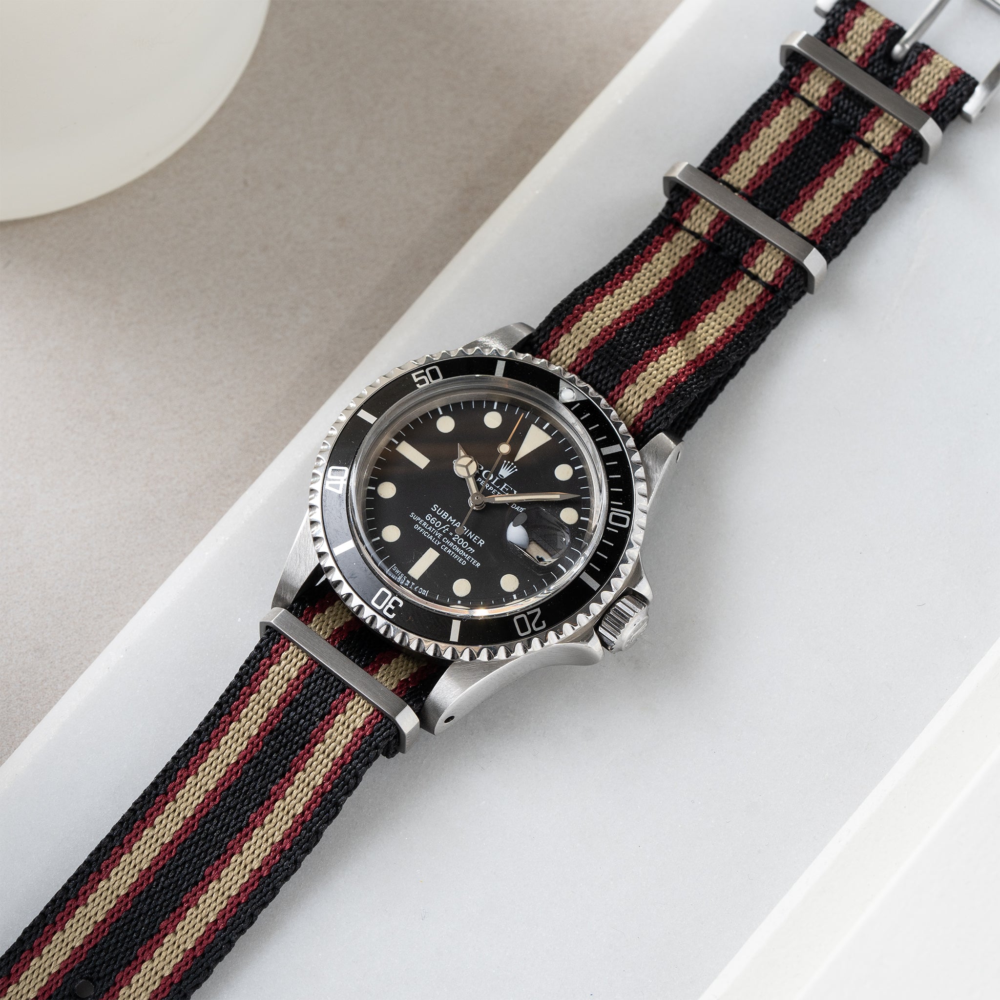 Uhrenarmband für Rolex Submariner 5513 & 1680 - Single Pass 007 Vintage Edition