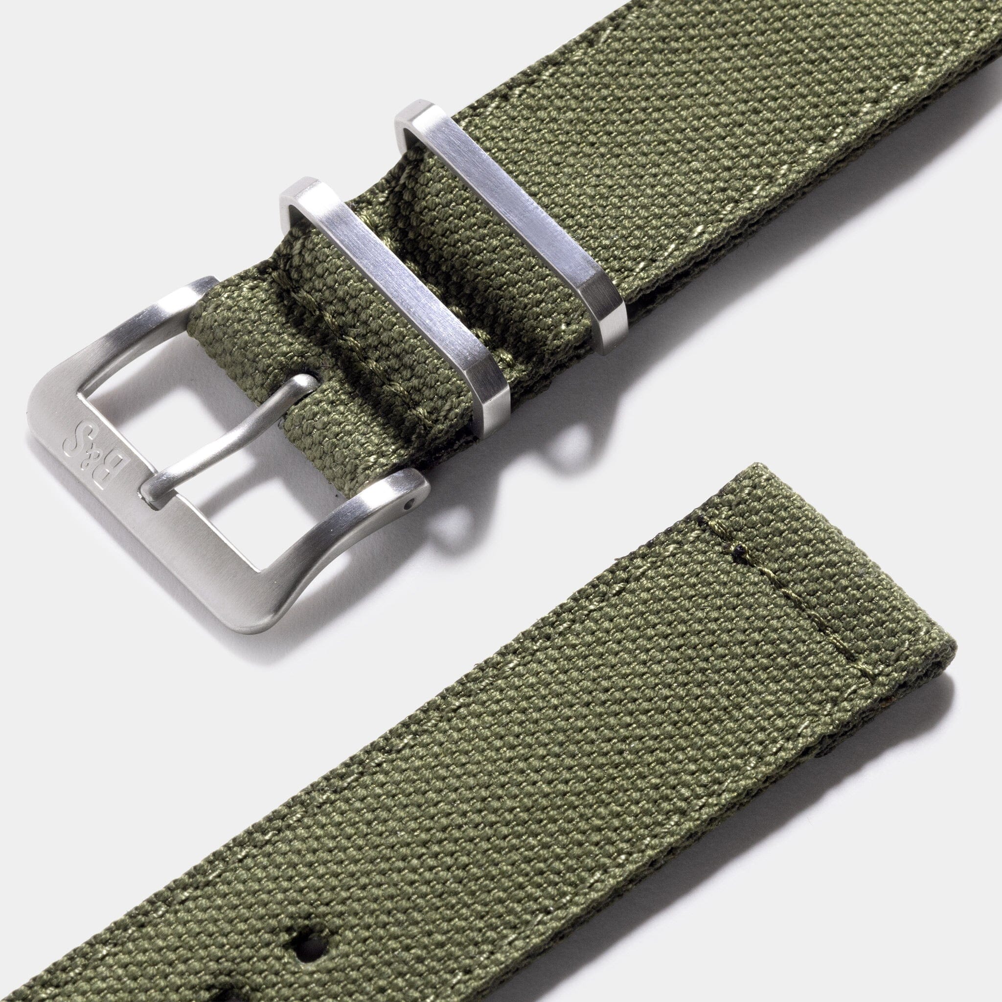 Uhrenarmband für Rolex Submariner 5513 & 1680 - Olive Canvas