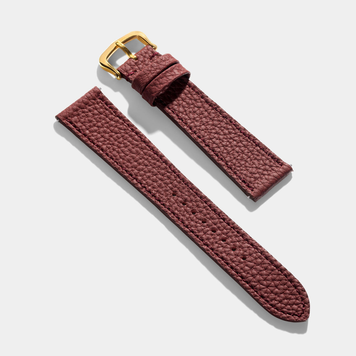 Strap for Cartier Tank Louis (2021 - today) - The Grana Burgundy