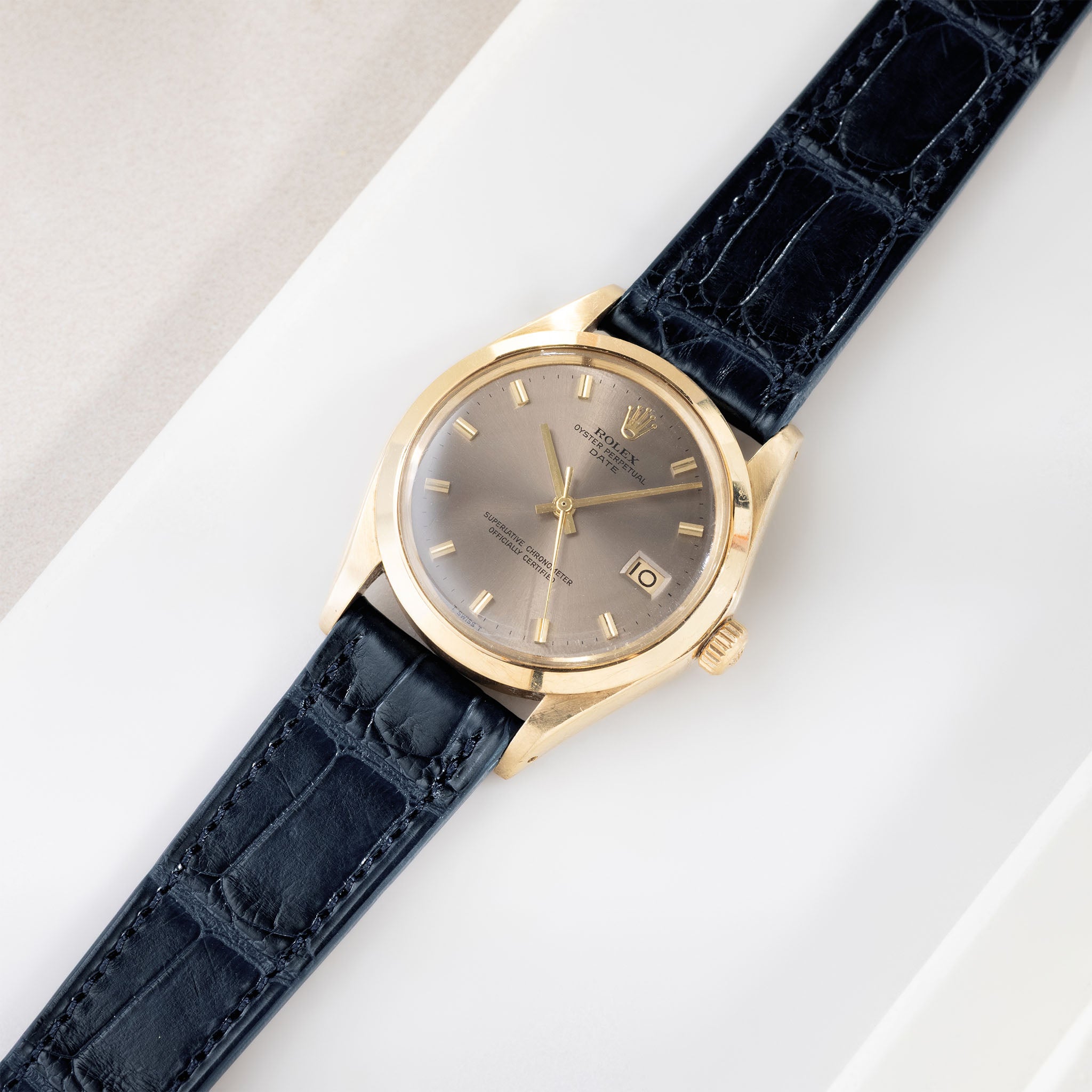 Premium Dark Blue Alligator Watch Strap