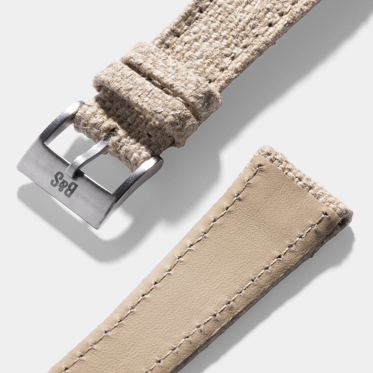 Linen Sand Canvas Watch Strap