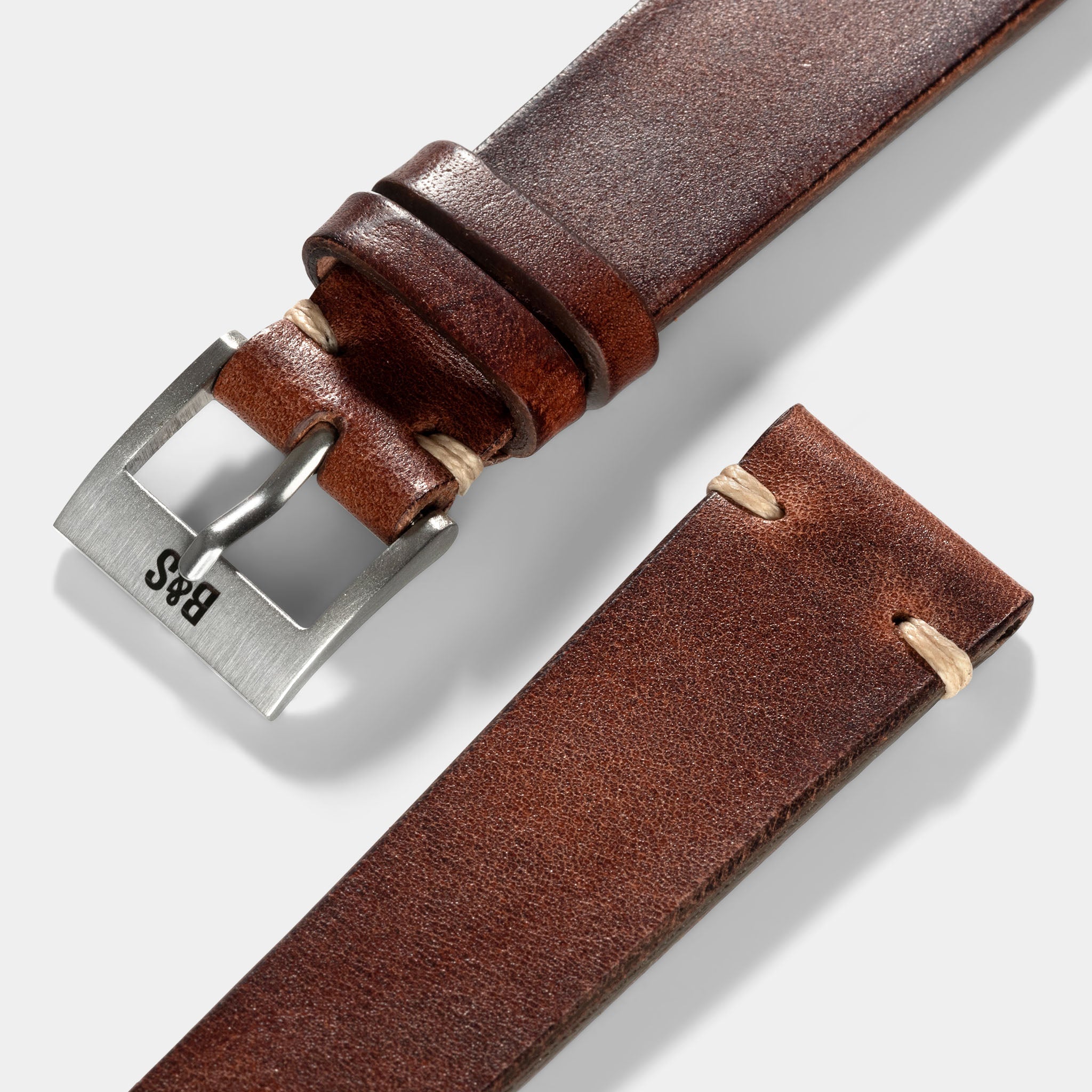 Uhrenarmband für Tudor Black Bay 41mm Siena Brown Leather Watch Strap