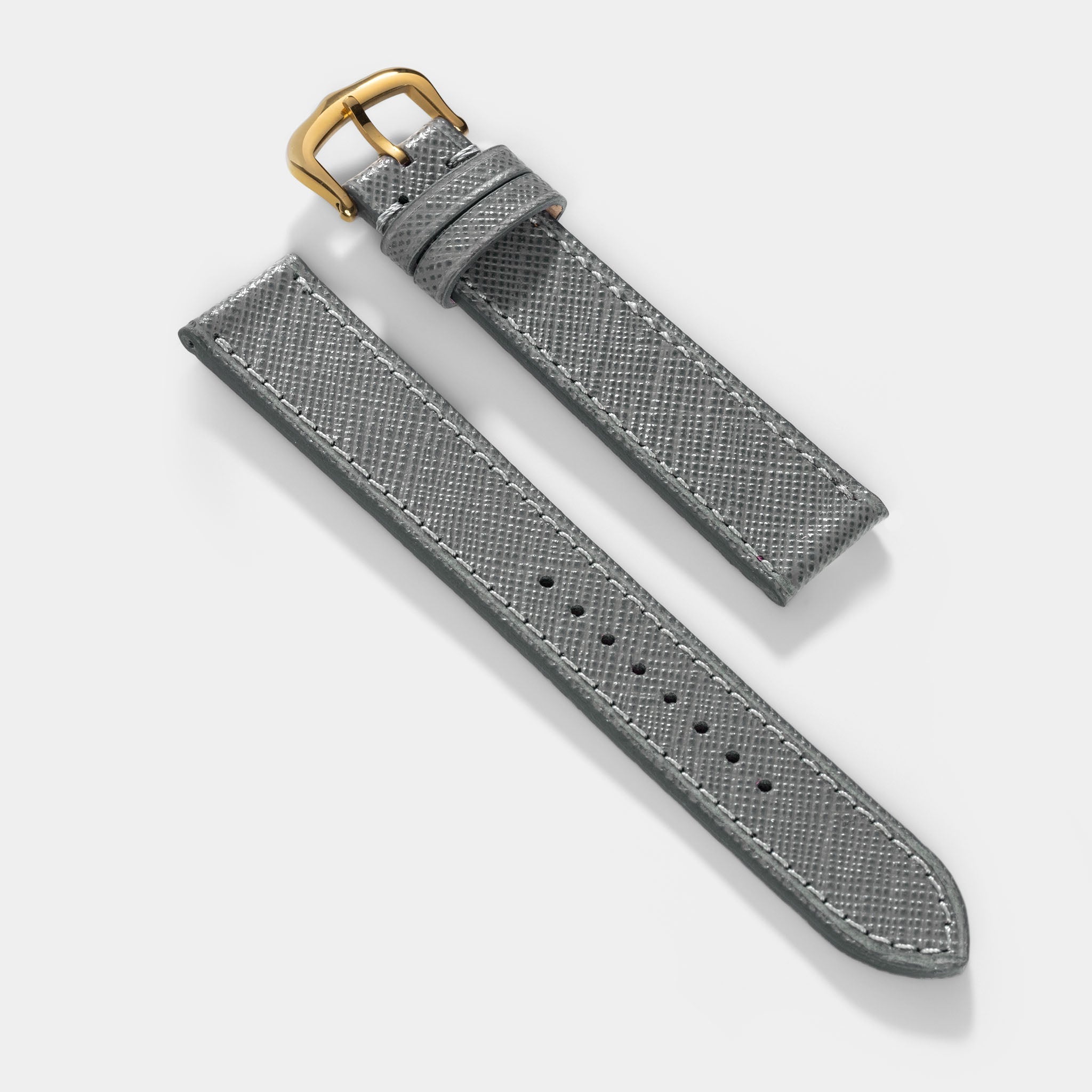 Uhrenarmband für Cartier Tank Louis (2021-2024) - The Saffiano Grey