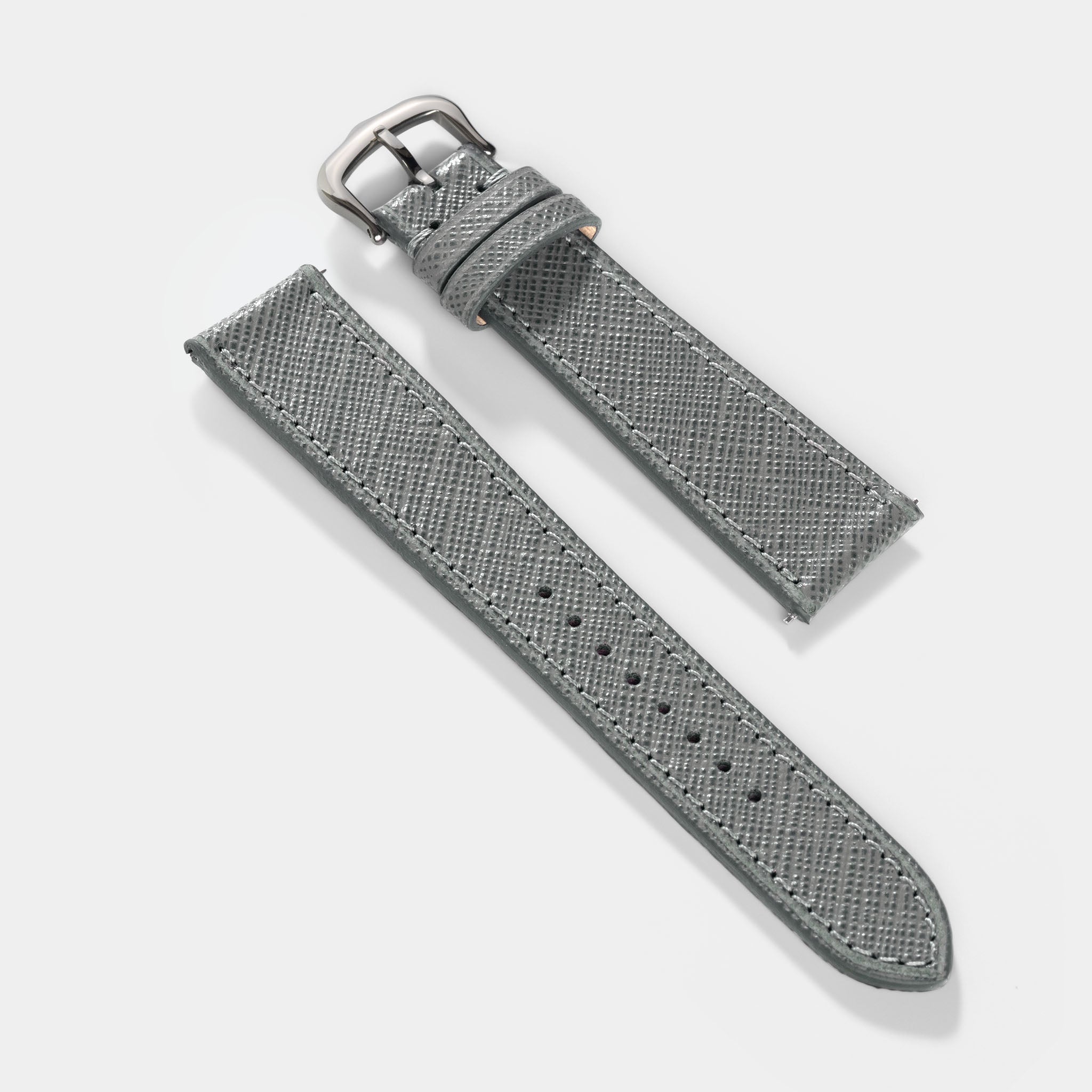 Uhrenarmband für Cartier Tank Must (2021-2024) - The Saffiano Grey
