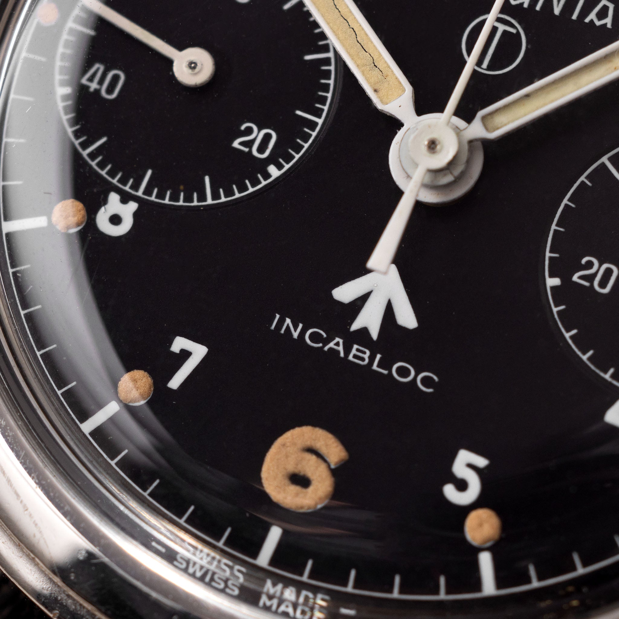 Lemania Monopusher Chronograph "British Armed Forces Issued"