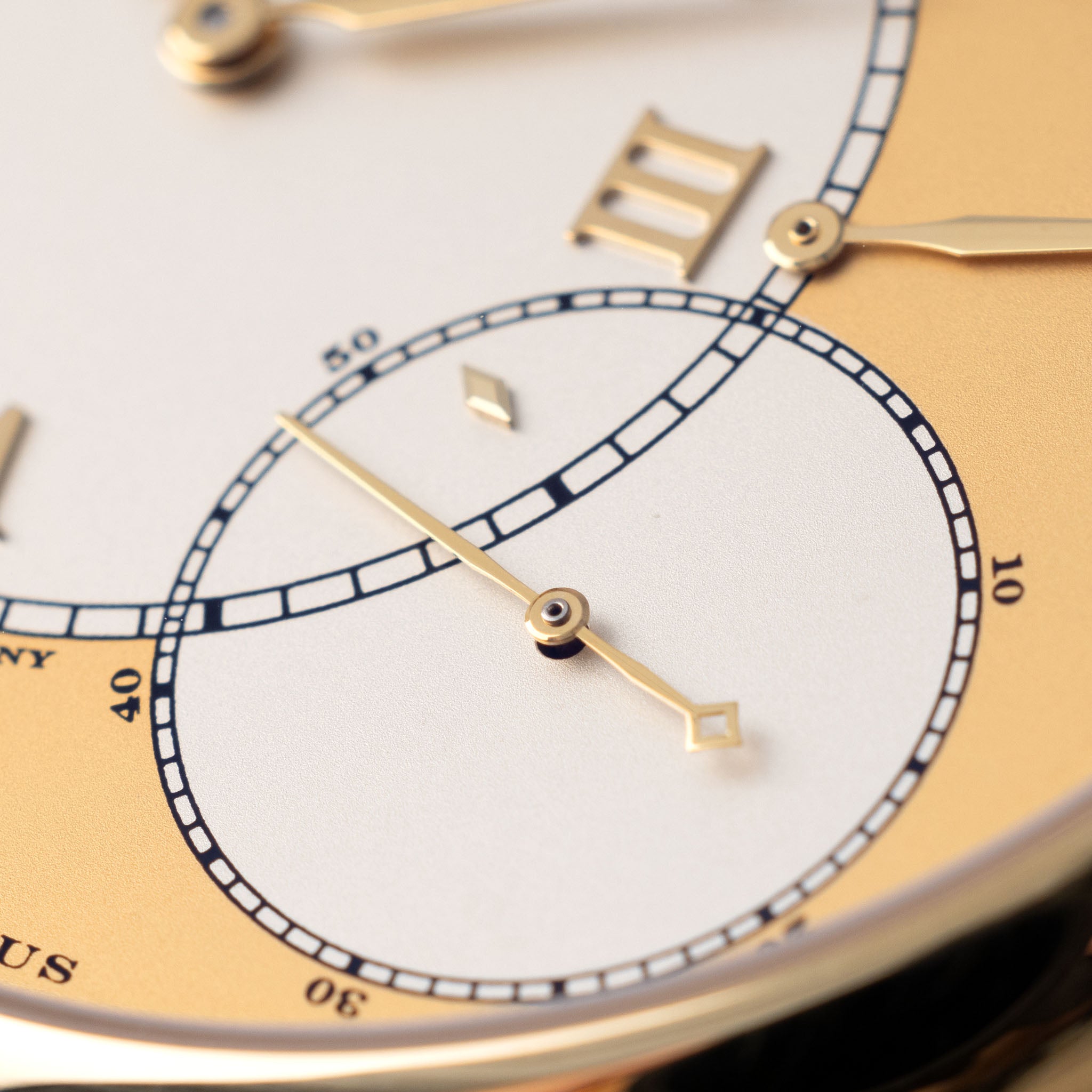 A. Lange & Söhne Grand Lange 1 Referenz 115.021 18 Karat Gelbgold