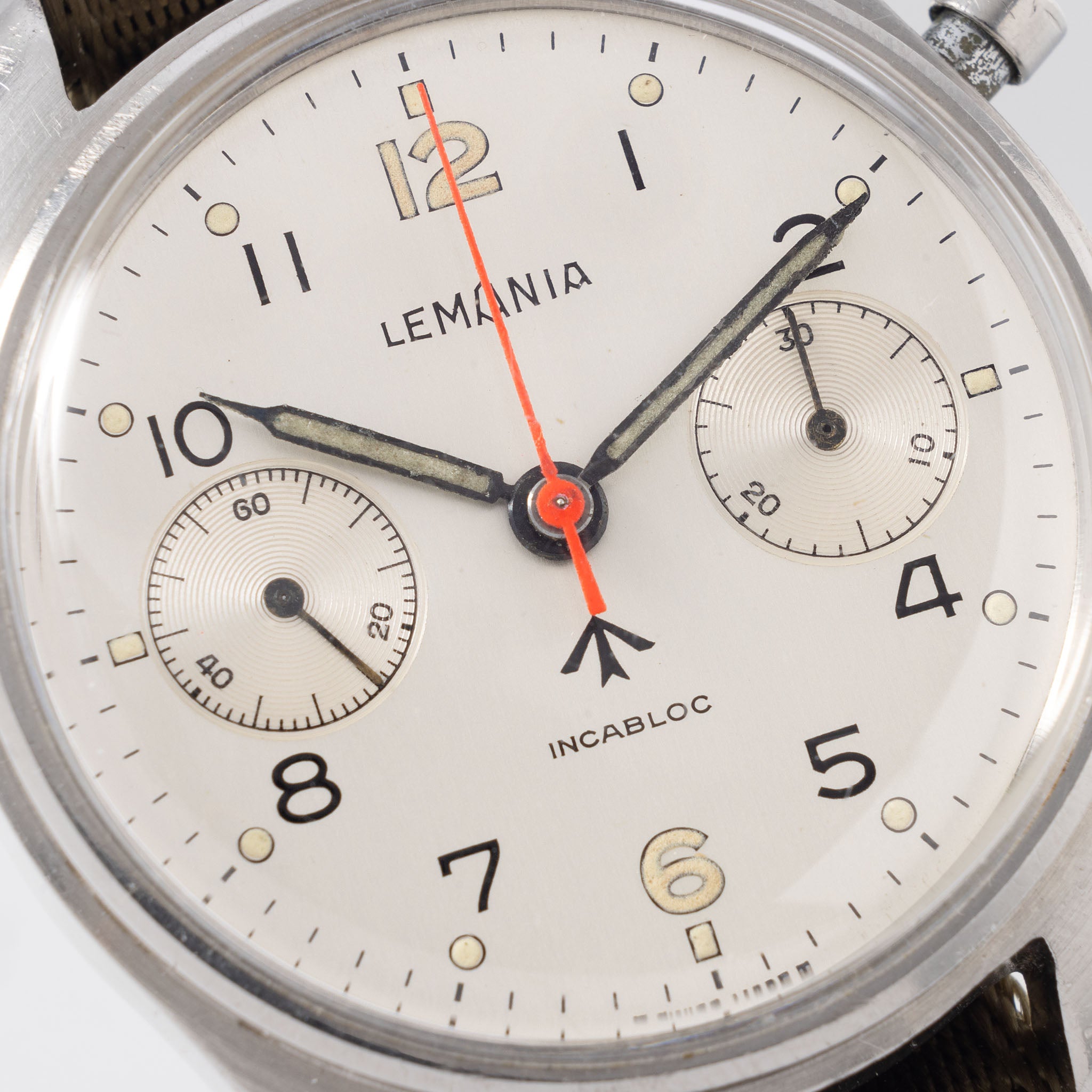 Lemania Monopusher Chronograph British Armed Forces