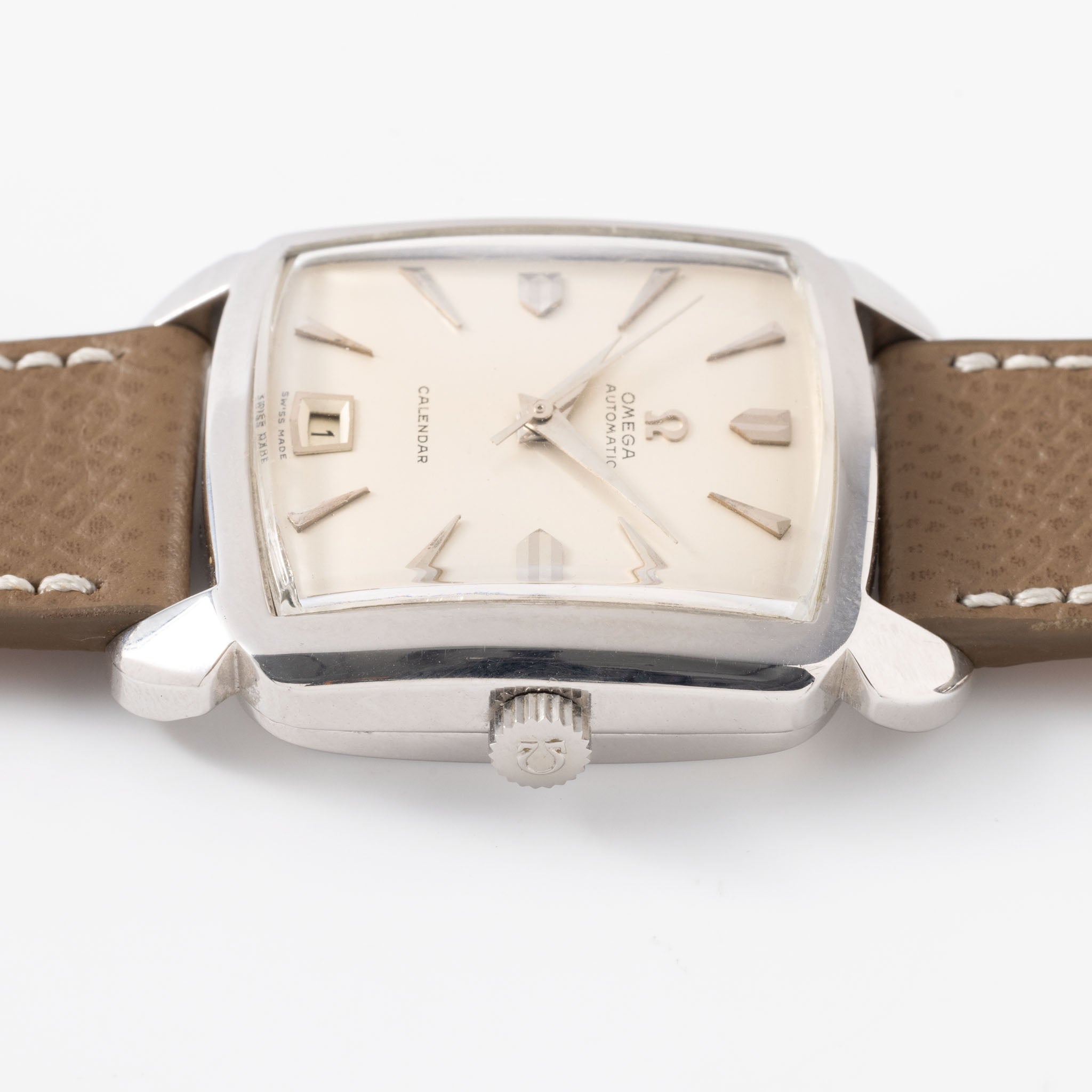 Seltene Omega Kalender "Grand Luxe" Weißgold Referenz 3953