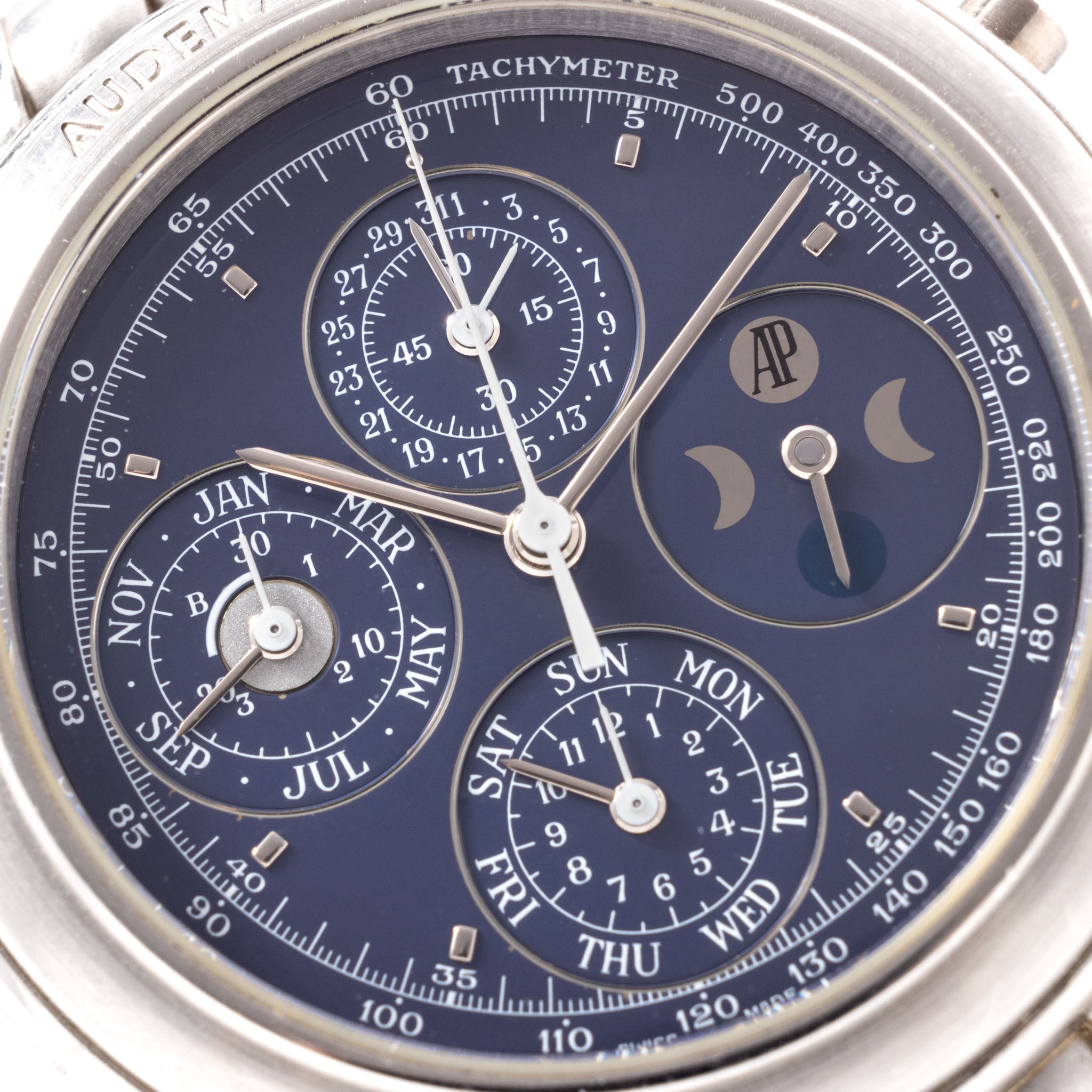 Audemars Piguet Huitième Platinum Perpetual Calendar Chronograph Referenz 25751PT