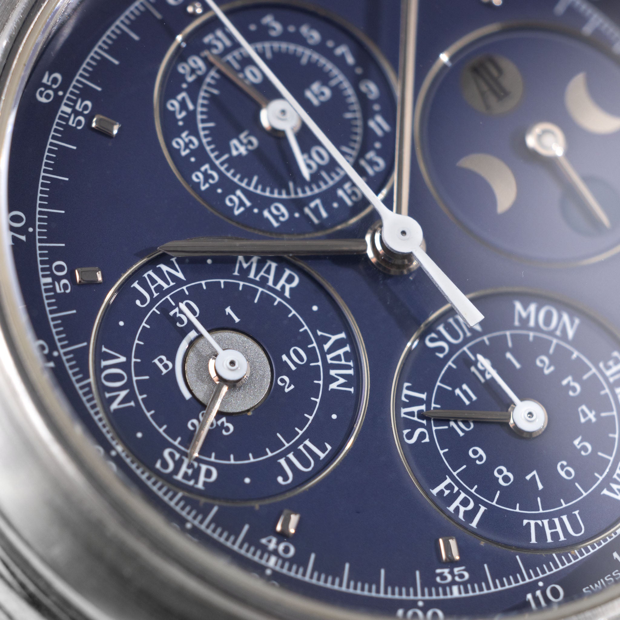 Audemars Piguet Huitième Platinum Perpetual Calendar Chronograph Referenz 25751PT