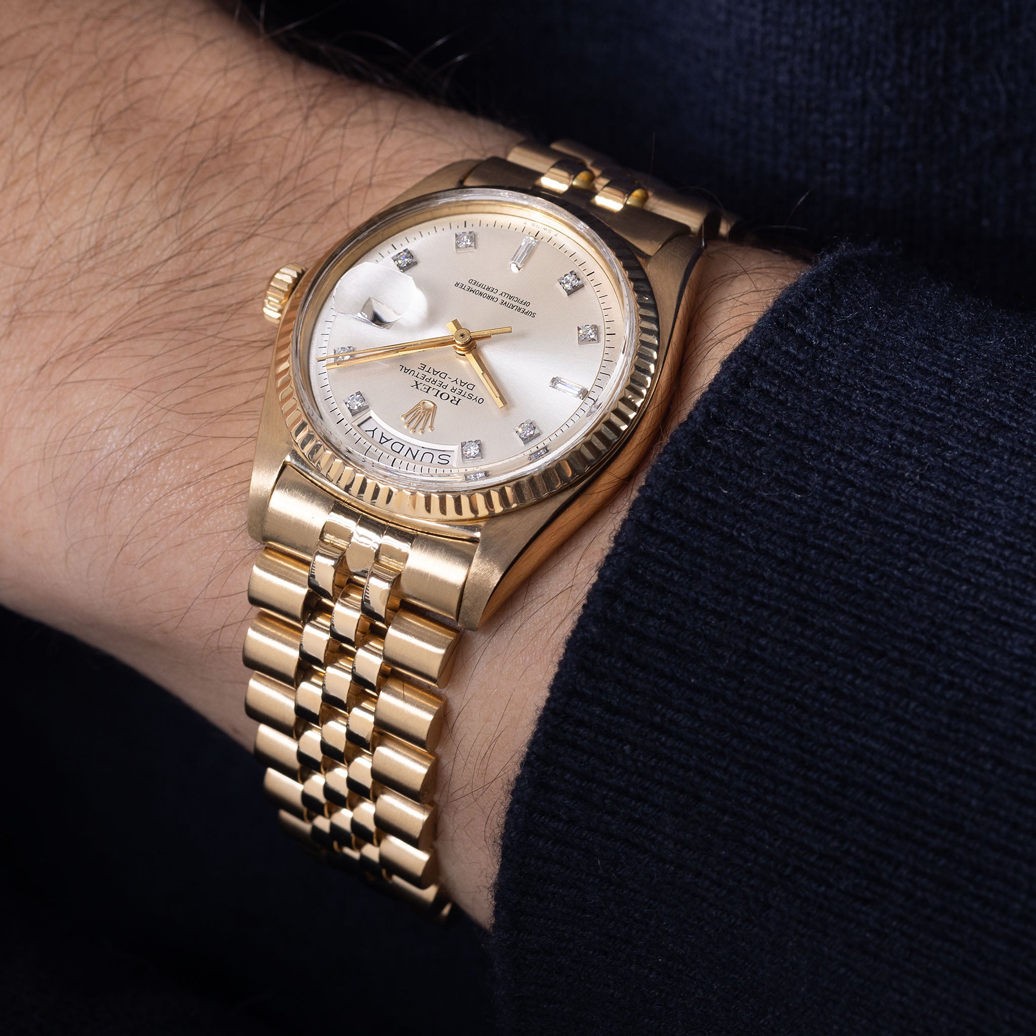 Rolex Day-Date 1803 mit Diamanten-Zifferblatt Im Auftrag von Aramco