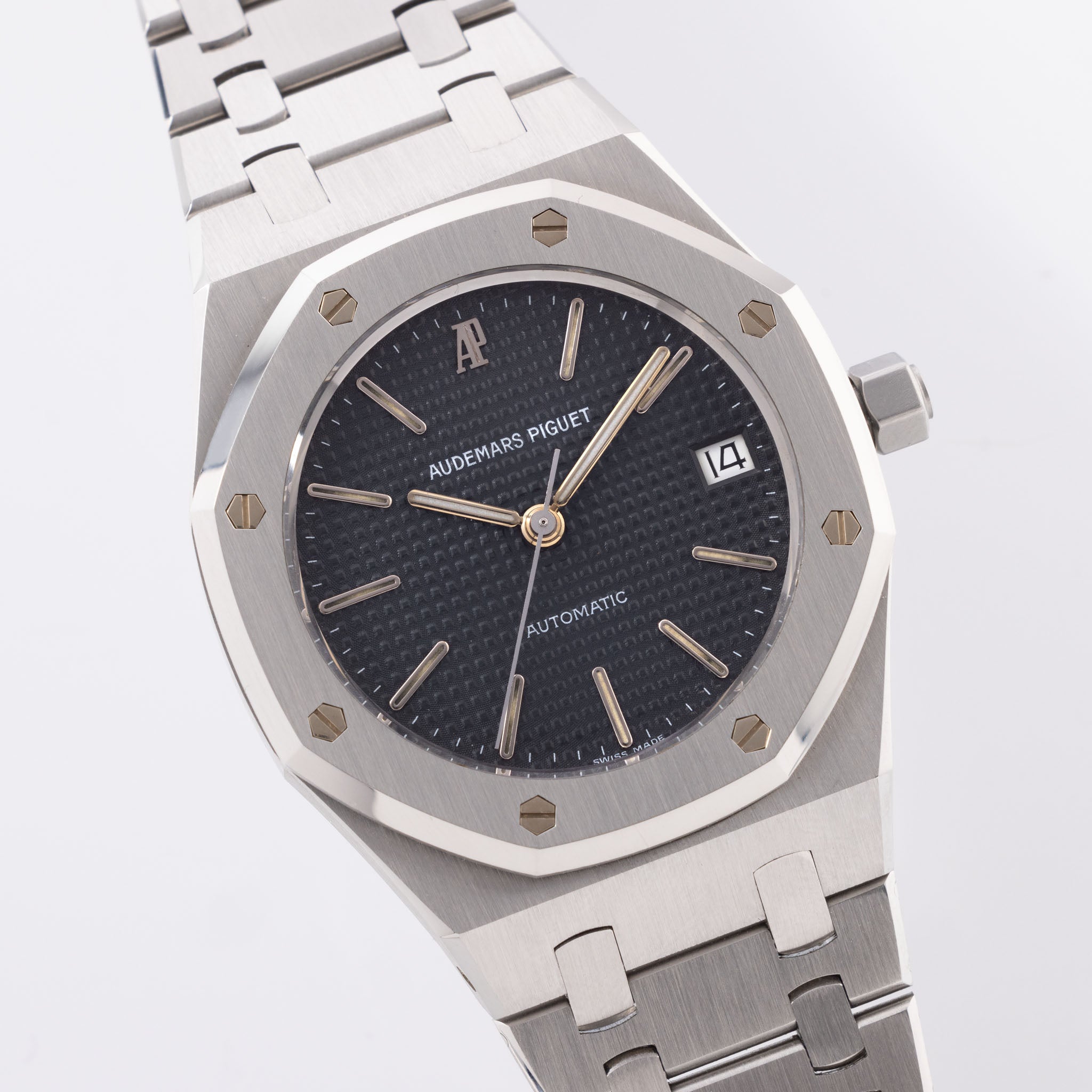 Audemars Piguet Royal Oak 14790ST Seltenes MK1 Zifferblatt mit Box und Papieren