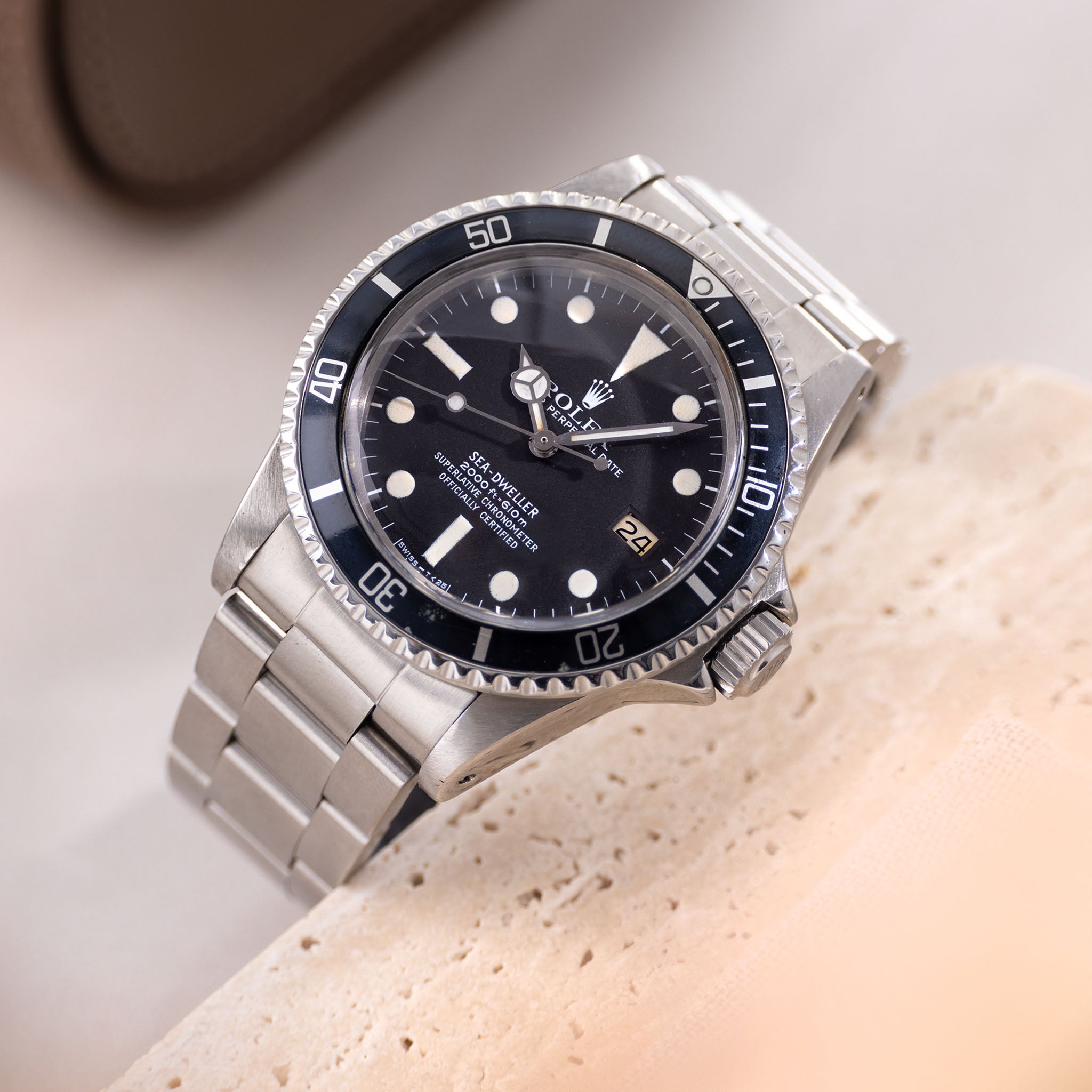 Rolex Seadweller 1665 Mk 1 ‘Great White’ Zifferblatt