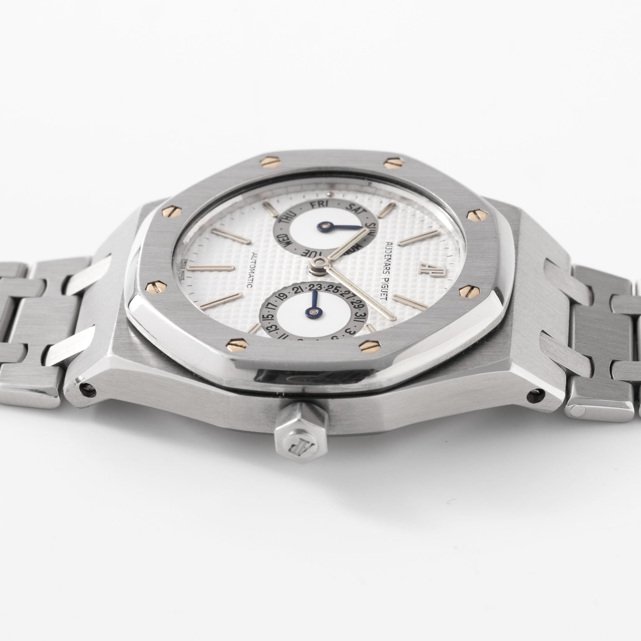 AUDEMARS PIGUET ROYAL OAK DAY-DATE 25572ST Weißes Zifferblatt